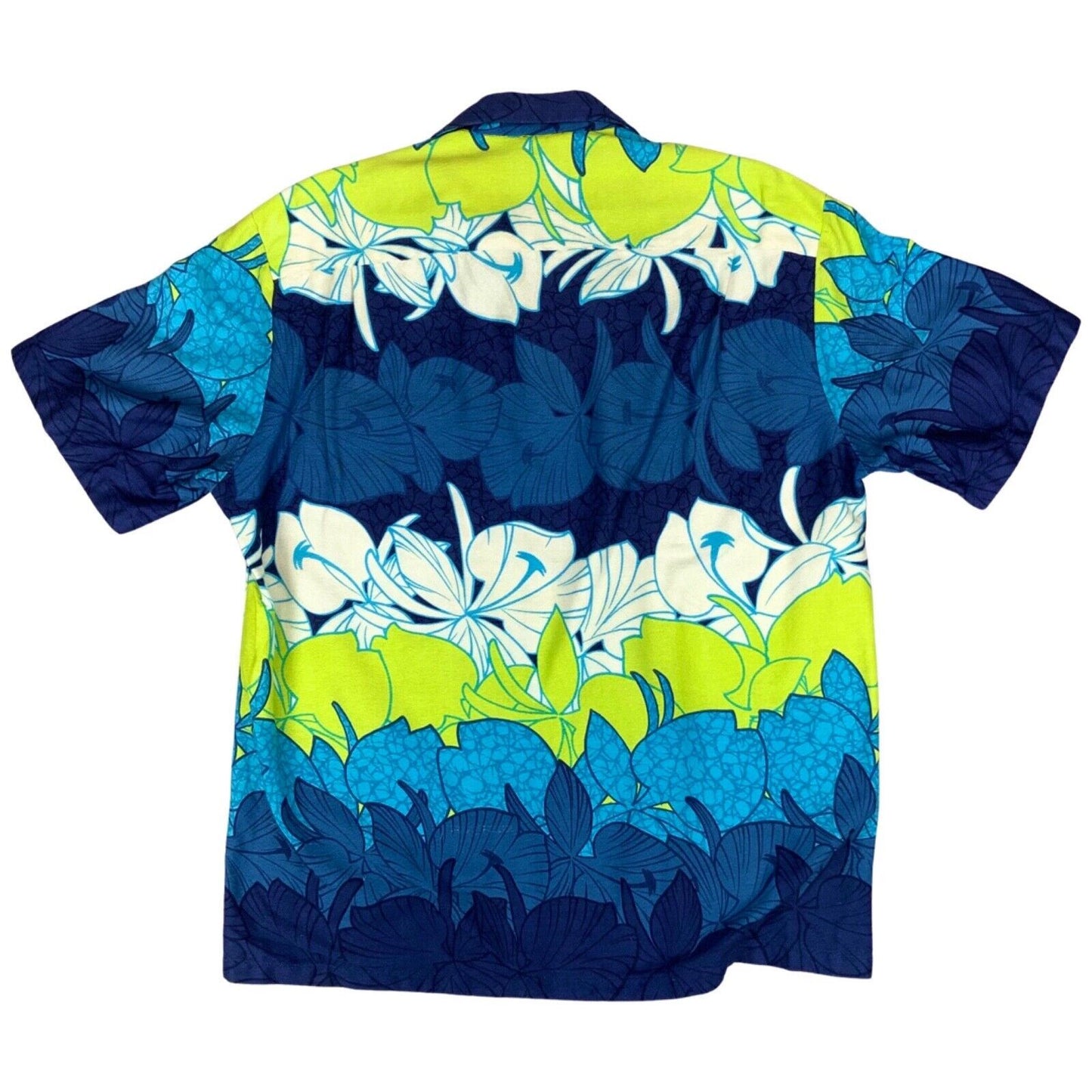 RARE VTG 70s HAWAIIAN TOGS BARK CLOTH HAWAIIAN ALOHA SHIRT TIKI ROCKABILLY 40”