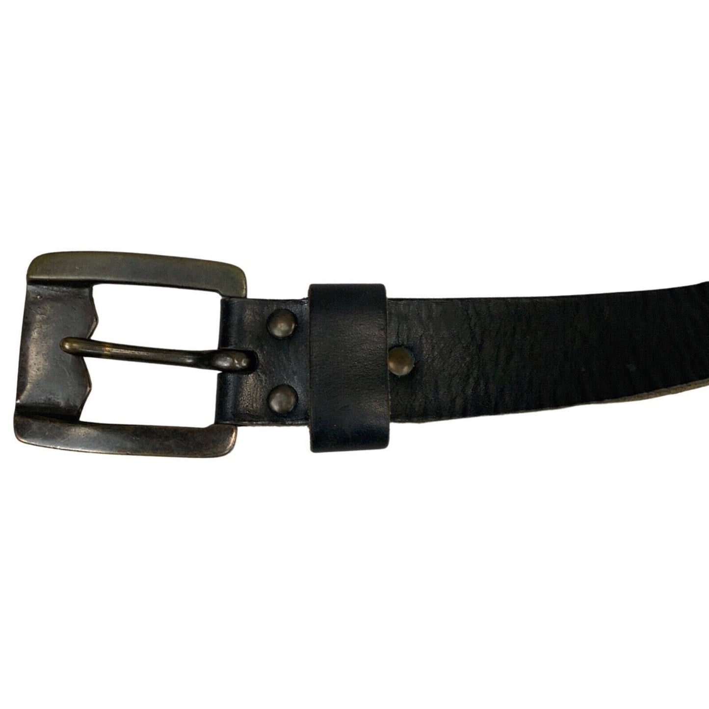 Vintage Black Designer Diesel Spell-Out Large Buckle 49" L/XL