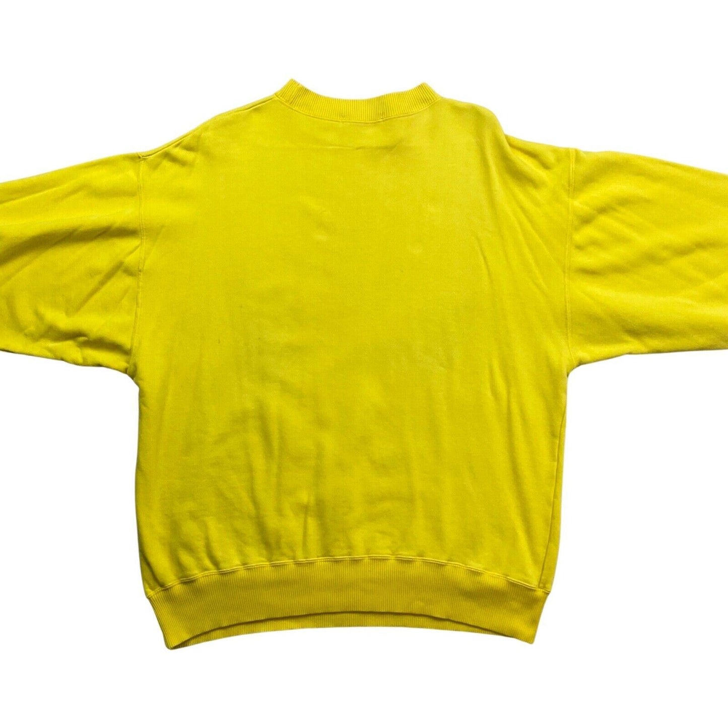Vintage 90s 1993 Yellow 30th Tokyo Motor Show Japan Novelty Jumper Sweatshirt M
