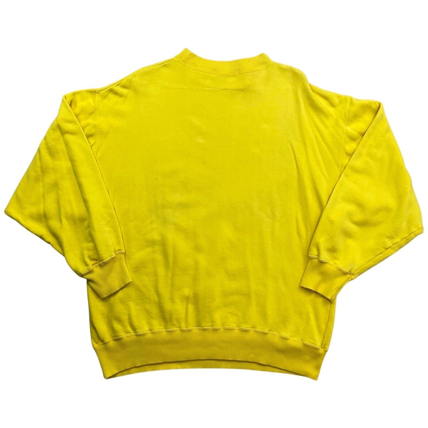 Vintage 90s 1993 Yellow 30th Tokyo Motor Show Japan Novelty Jumper Sweatshirt M