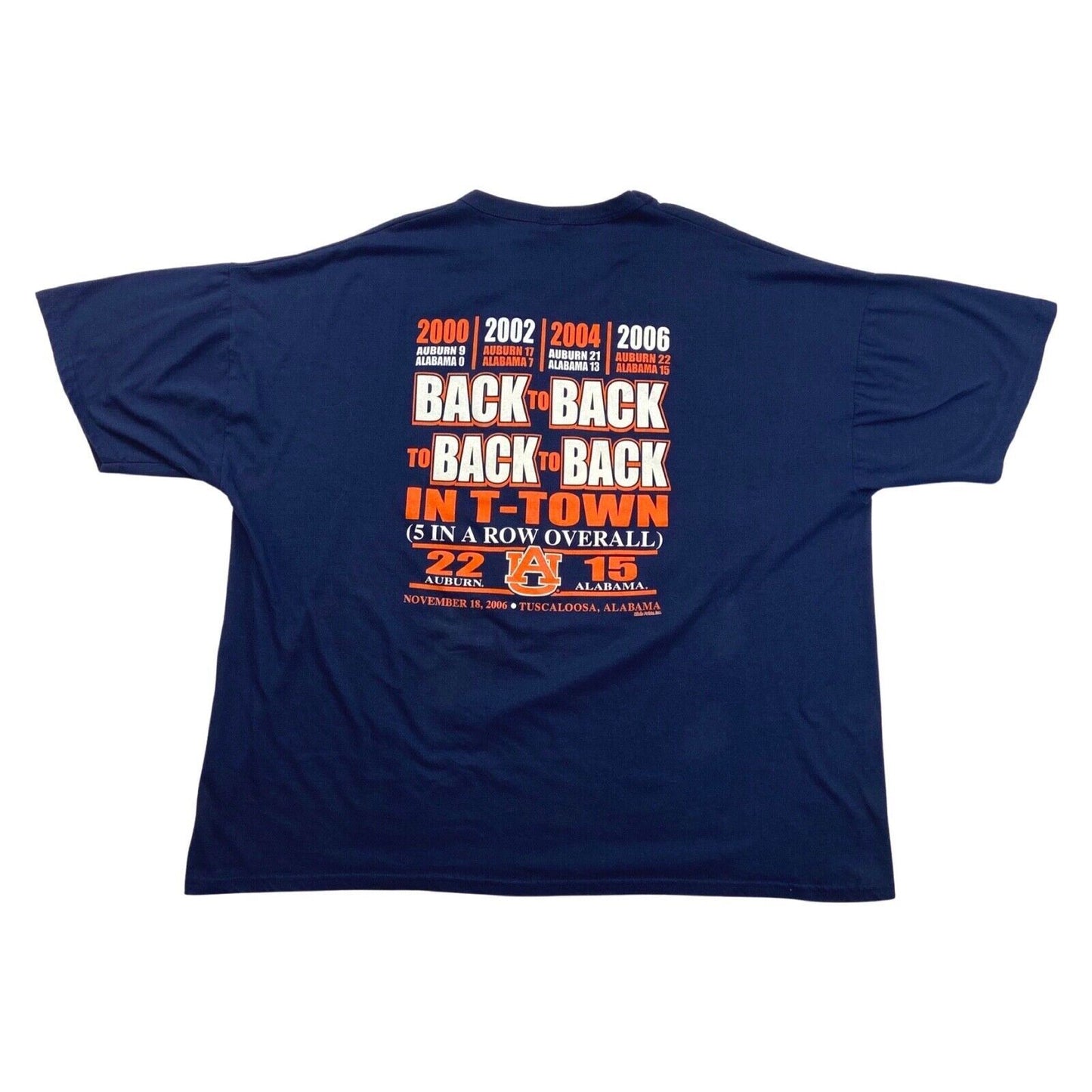 Russell Athletic University Of Auburn Iron Bowl Tusca Loser Graphic T Shirt 3XL