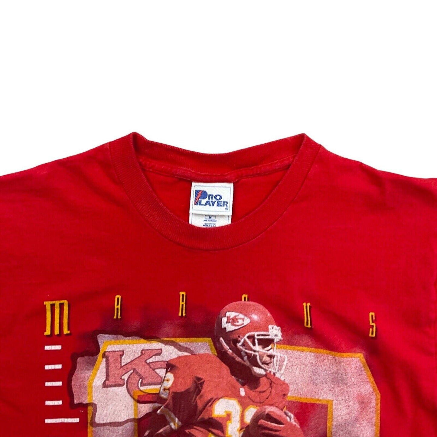 Vintage 1995 Red Marcus Allen Kansas City Chiefs Pro Player T Shirt NFL M