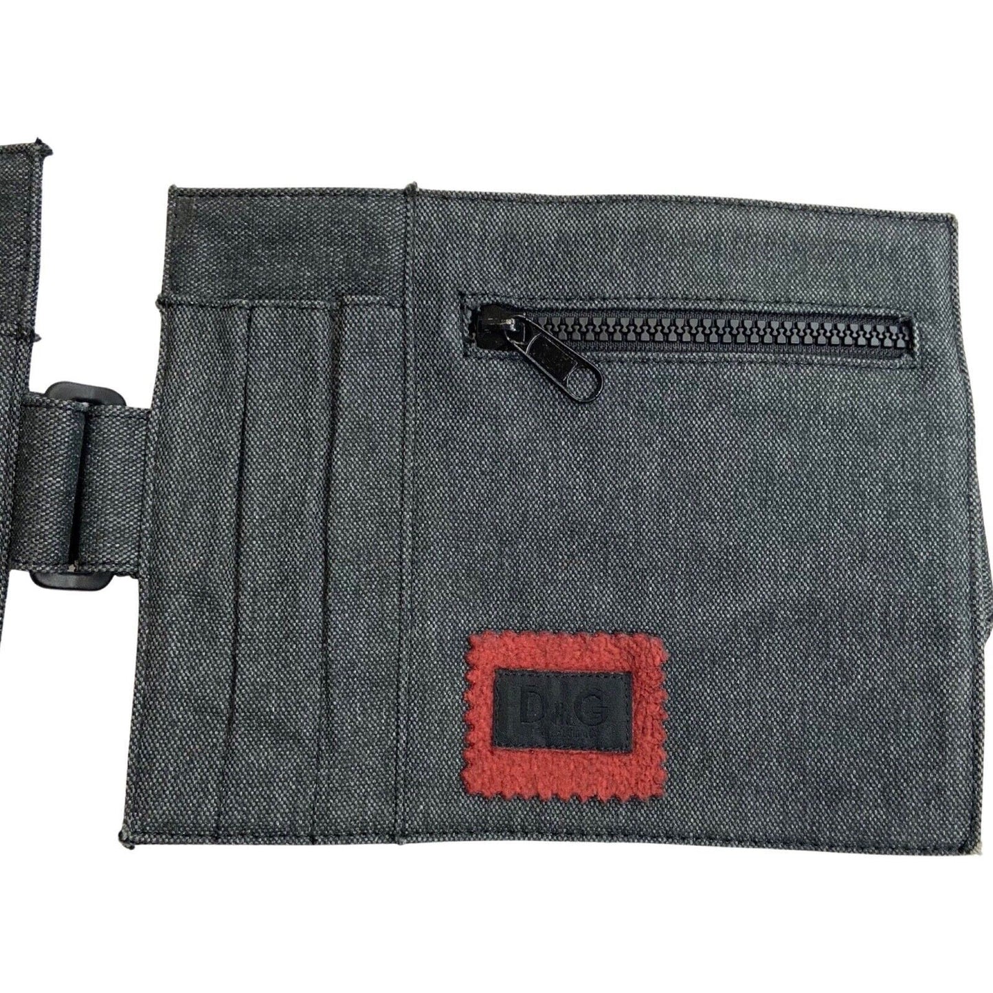 Vintage Grey Designer Dolce & Gabbana Cross Body Bum Bag