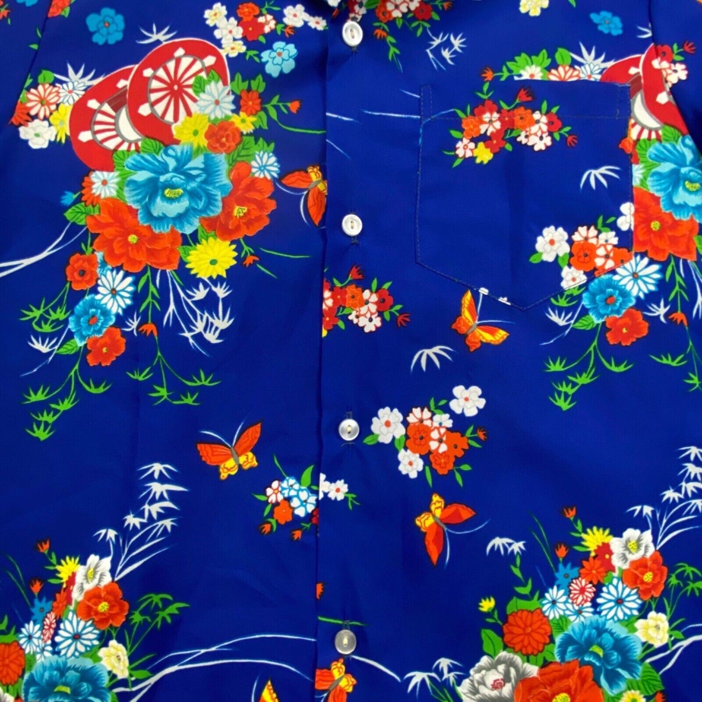 VTG 60s SURFSIDE SPORTWEAR RAYON HAWAIIAN ALOHA SHIRT TIKI ROCKABILLY 40” (38) S