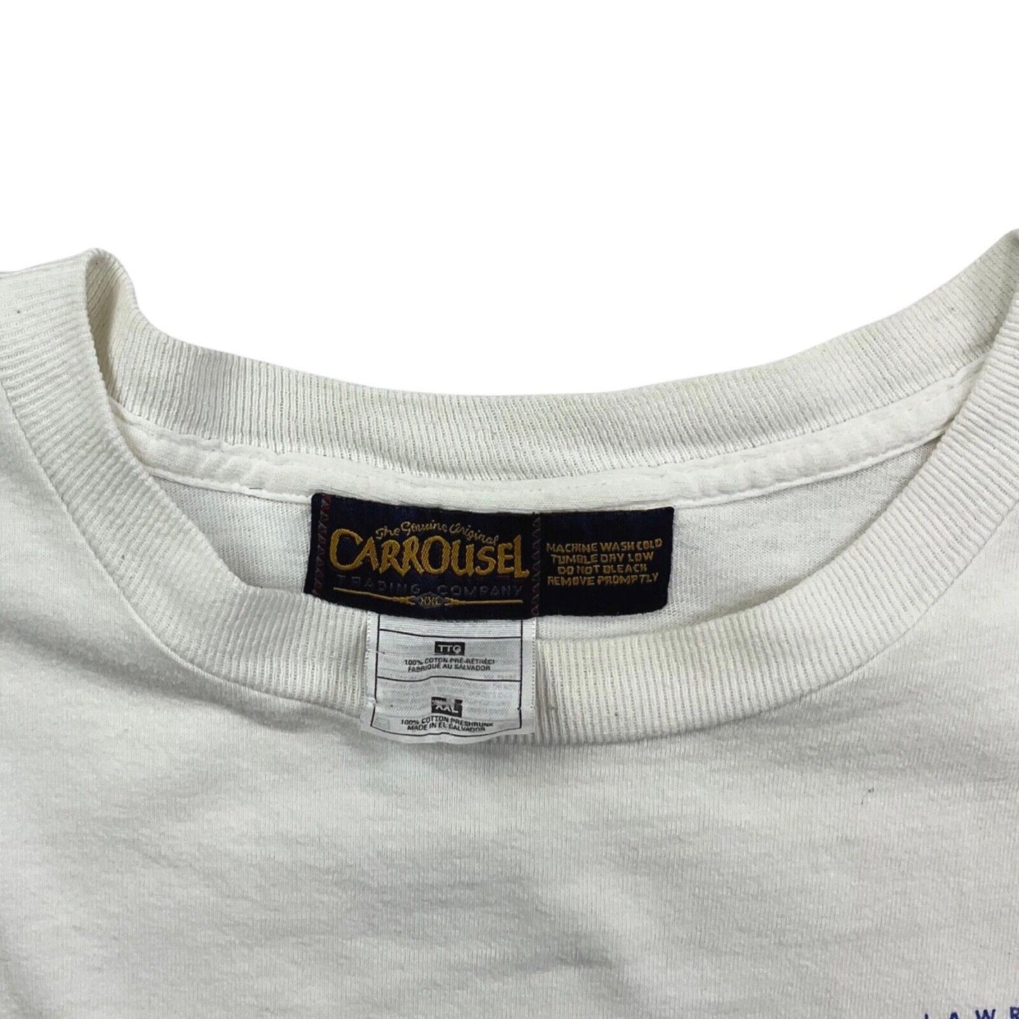 Vintage 90s 00s White Kansas University Kansan Newspaper Novelty Tshirt L XL
