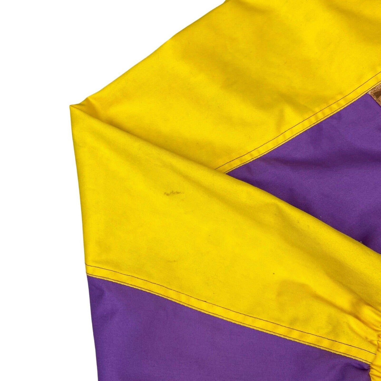 Vintage 80s 90s Yellow Purple Red KIMO Light Weight Wind Breaker XXL