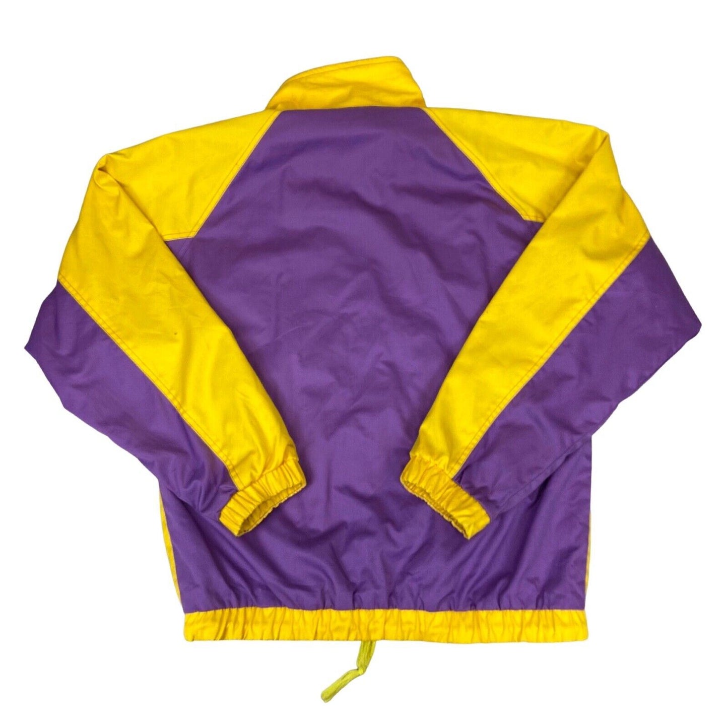 Vintage 80s 90s Yellow Purple Red KIMO Light Weight Wind Breaker XXL