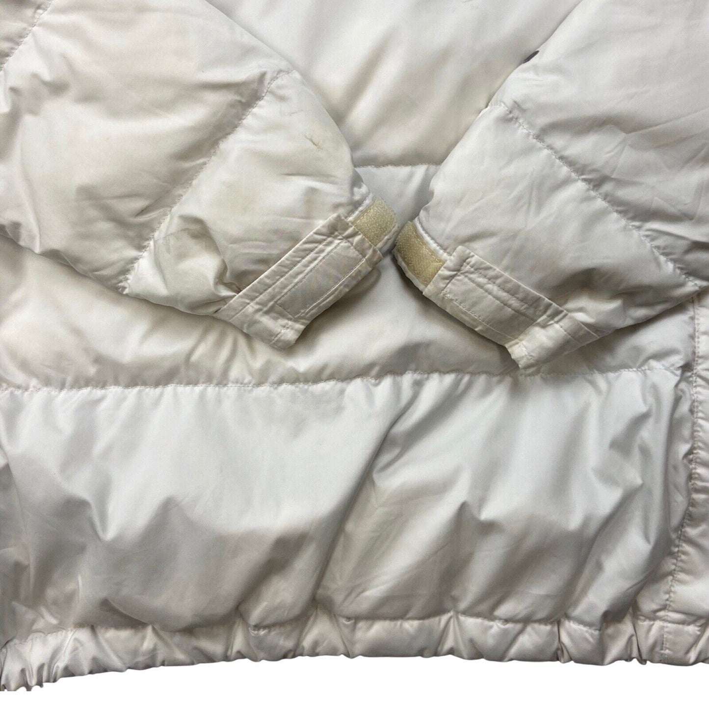 2000s White North Face 700 Womens Puffer Jacket Medium