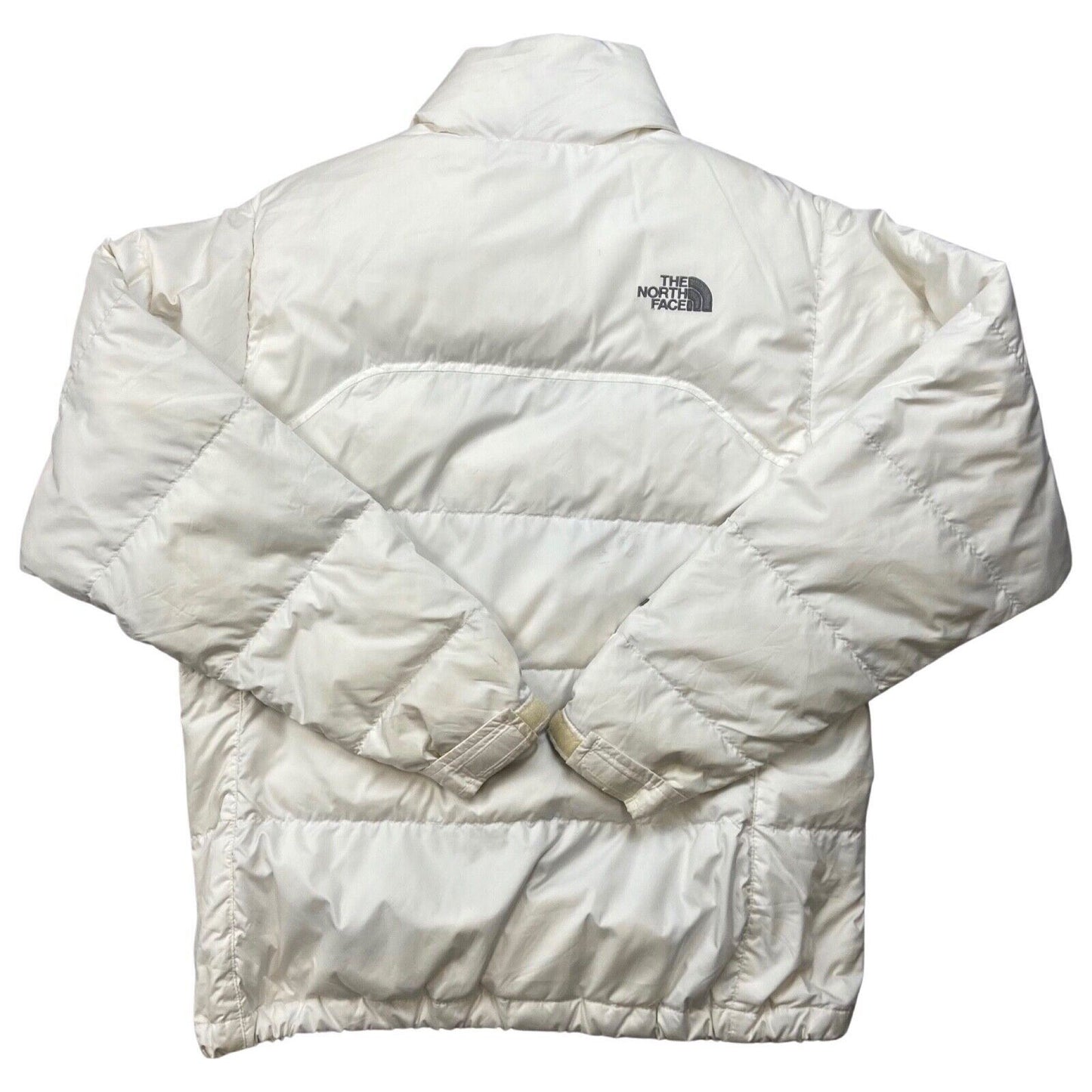 2000s White North Face 700 Womens Puffer Jacket Medium