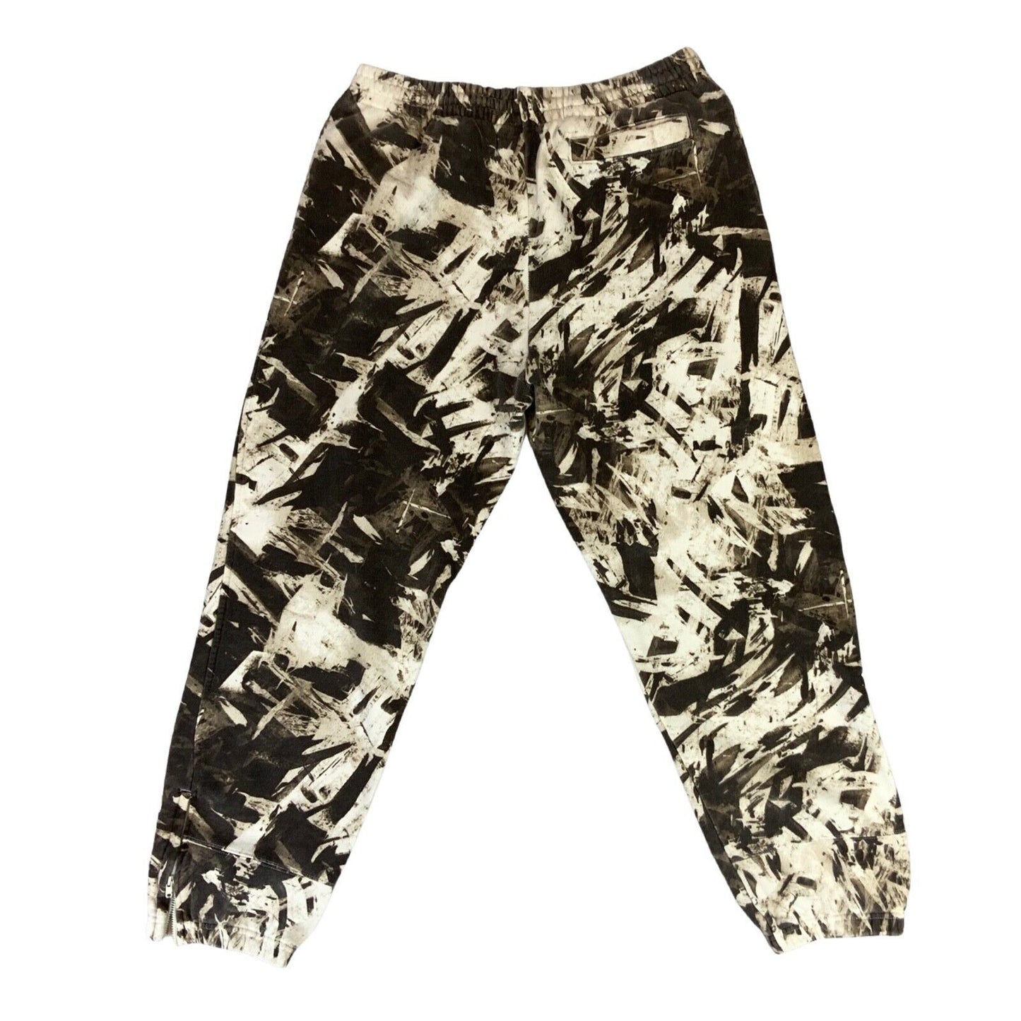 Vintage 00s Y2K Brown Cream Champion Embroidered Patterned Joggers M