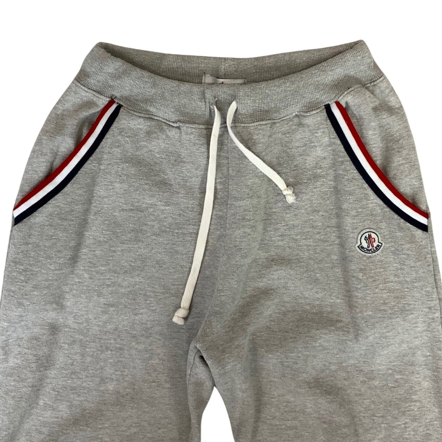 Vintage 00s Y2K Grey Moncler Sweat Pants Joggers Embroidered Logo M