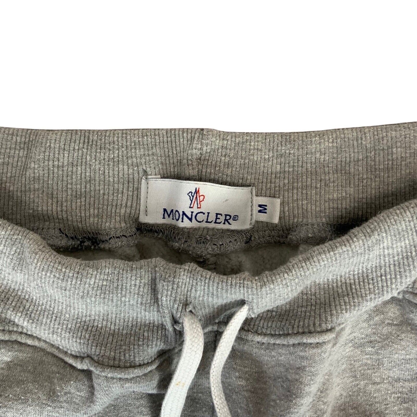 Vintage 00s Y2K Grey Moncler Sweat Pants Joggers Embroidered Logo M