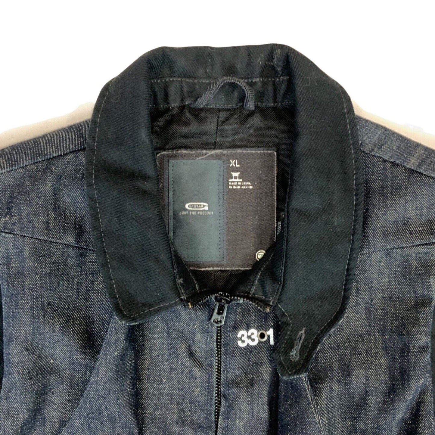 Vintage Y2K Dark Blue G-Star Denim Gilet Waistcoat M