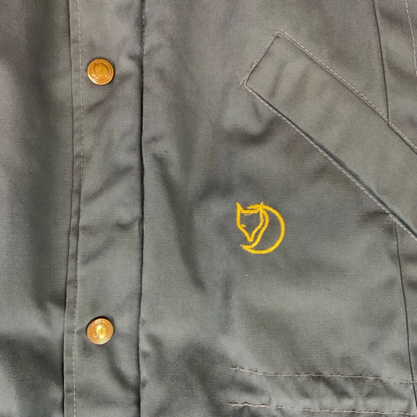 Faded Grey Fjallraven Outdoor Jacket/Coat Medium
