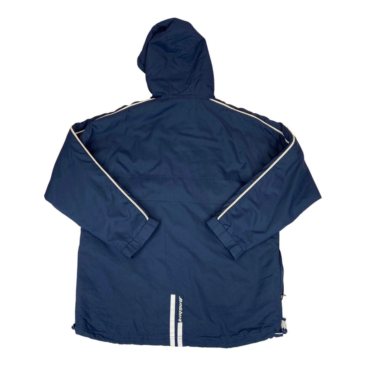 Vintage 90s 00s Navy Blue Le Coq Sportif Embroidered Pullover Padded Jacket XL