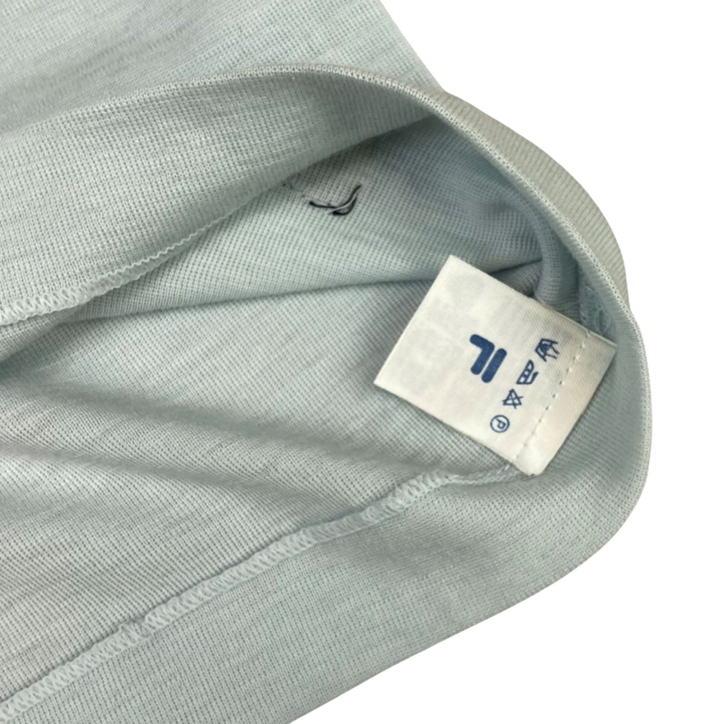 Vintage 70's Baby Blue Fila Effe Made In Italy T-Shirt Small