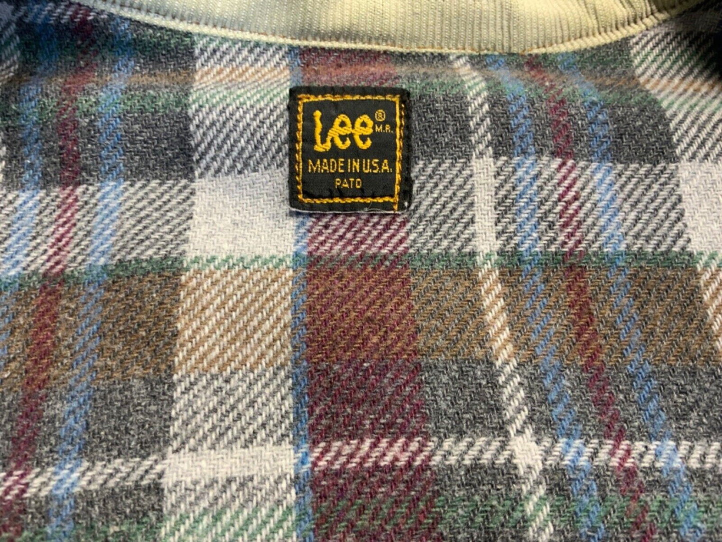 VTG LEE STORM RIDER BLANKET LINED DENIM JACKET ROCKABILLY 52” (48) XL