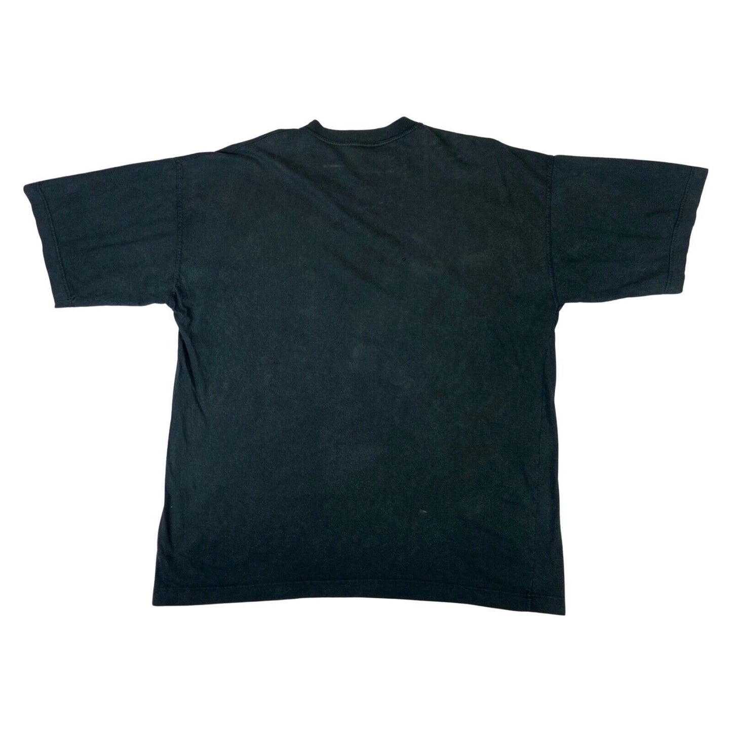 Vintage 90s 00s Black ASICS Graphic Triathlon Printed 100% Cotton T-Shirt XL