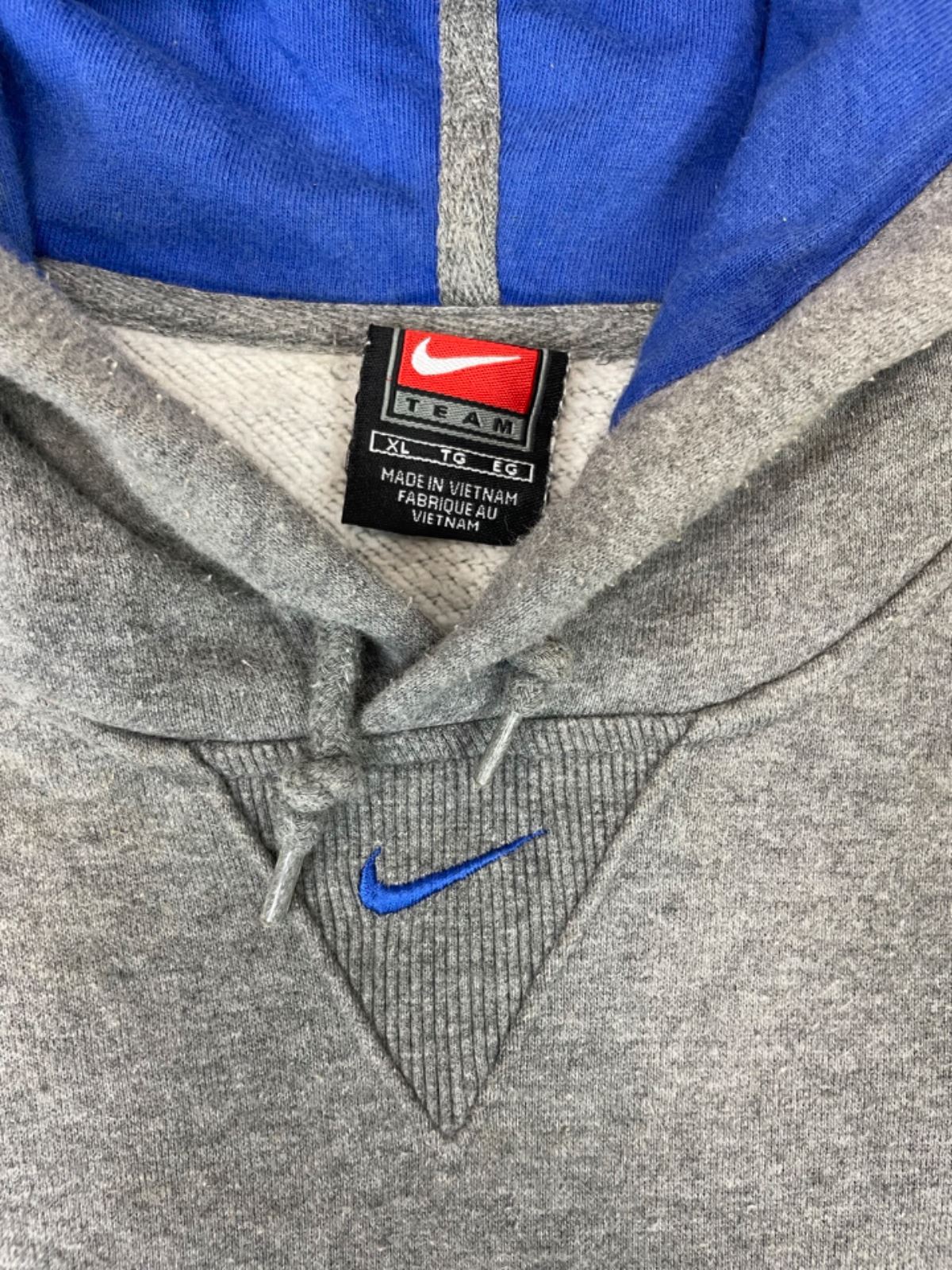 Vintage 00s Grey Nike Team Florida Gators Varsity UoF Embroidered Hoodie