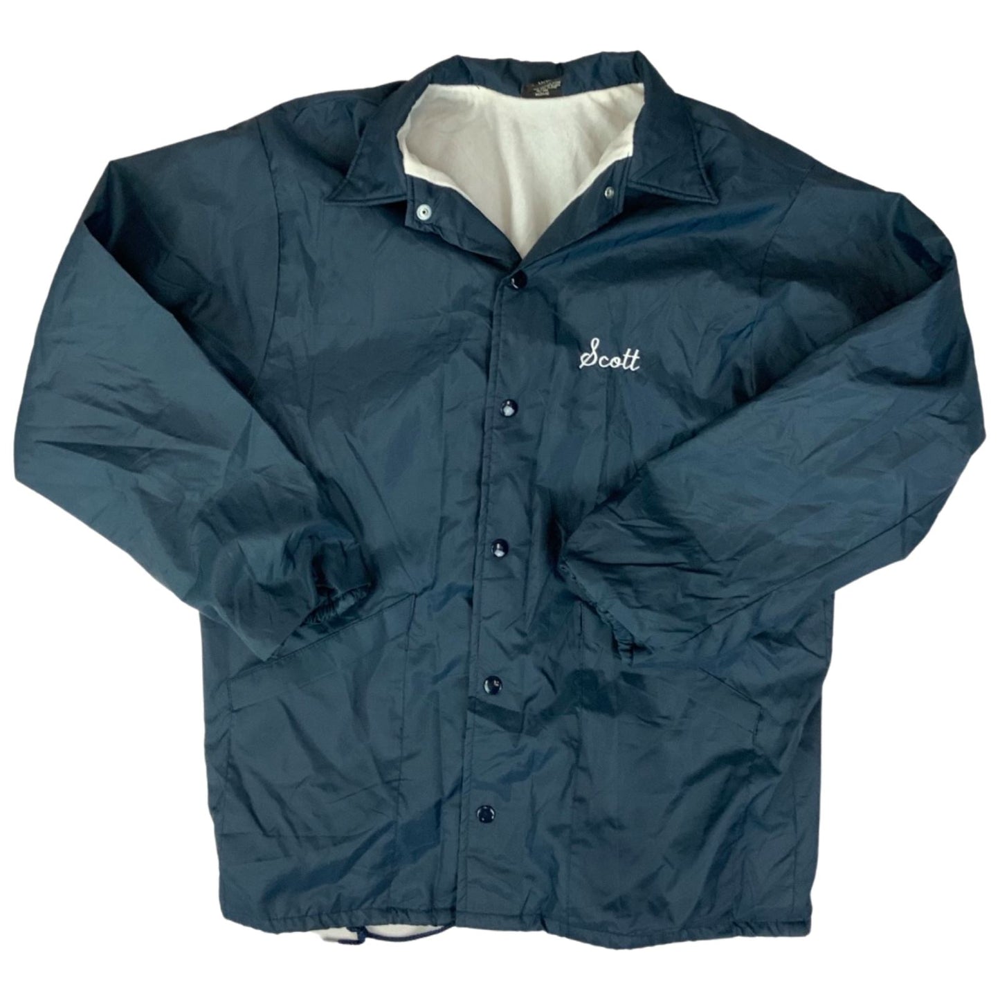 VTG 70s TYLER HILL CAMP ARISTO JAC SCOTT NYLON WORKWEAR JACKET SURFER 39” M