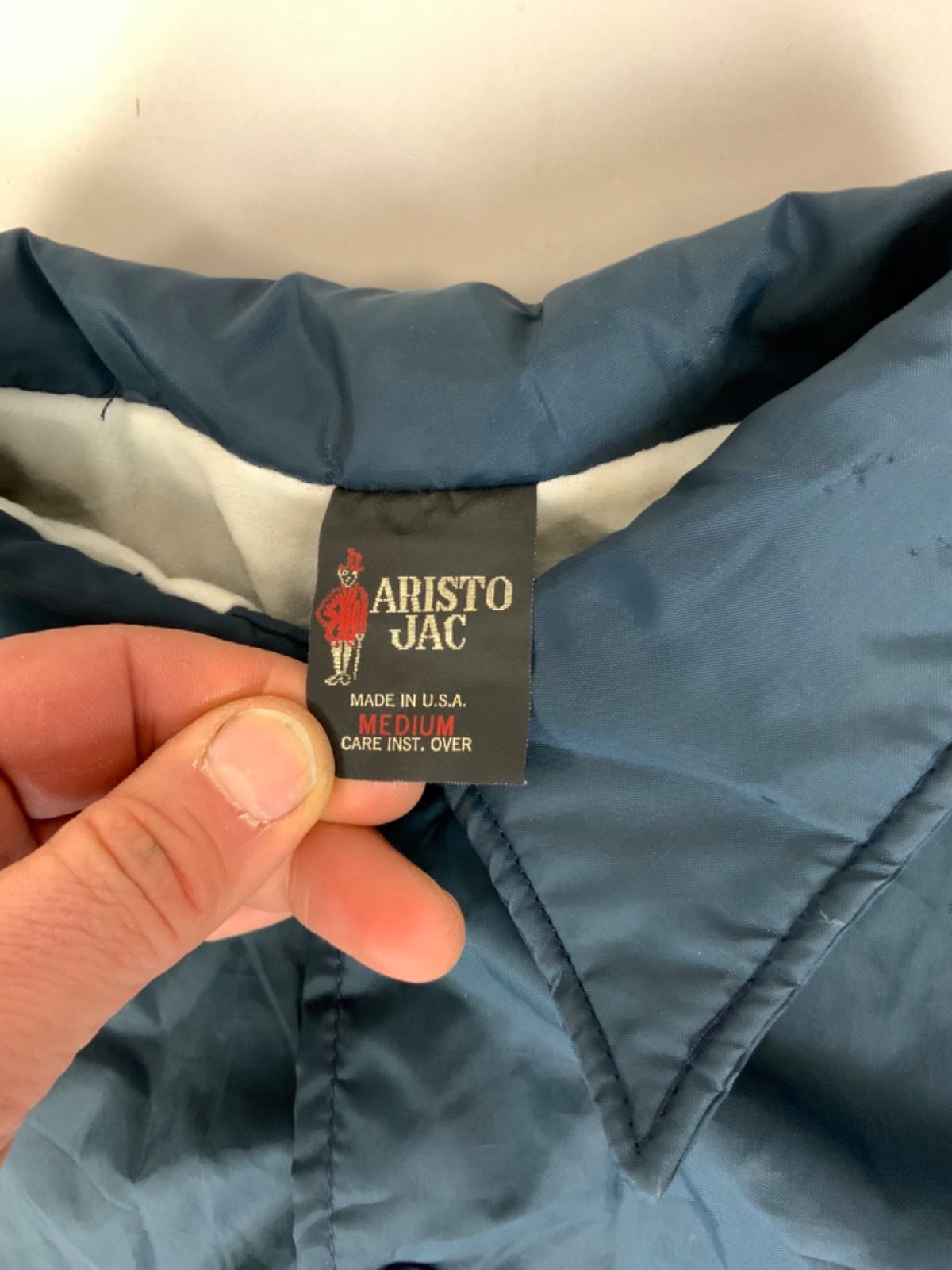 VTG 70s TYLER HILL CAMP ARISTO JAC SCOTT NYLON WORKWEAR JACKET SURFER 39” M