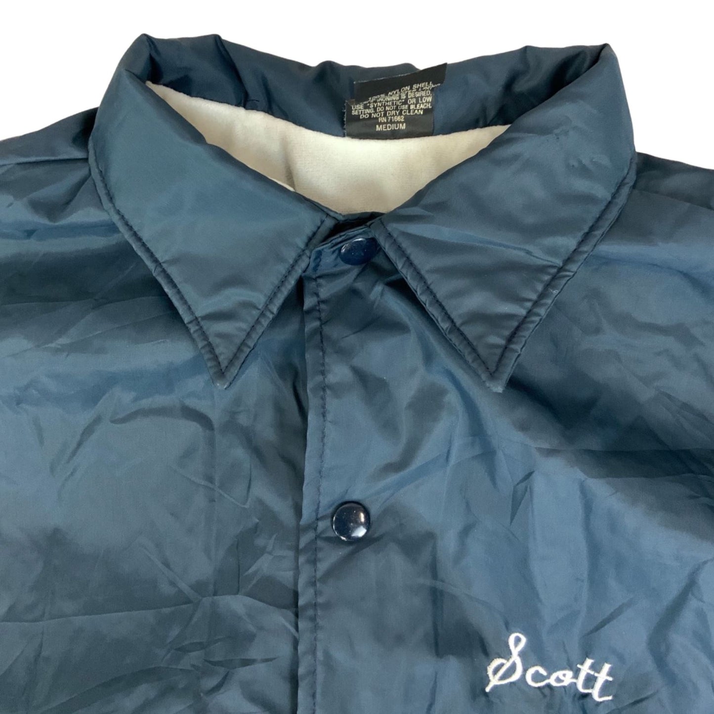 VTG 70s TYLER HILL CAMP ARISTO JAC SCOTT NYLON WORKWEAR JACKET SURFER 39” M