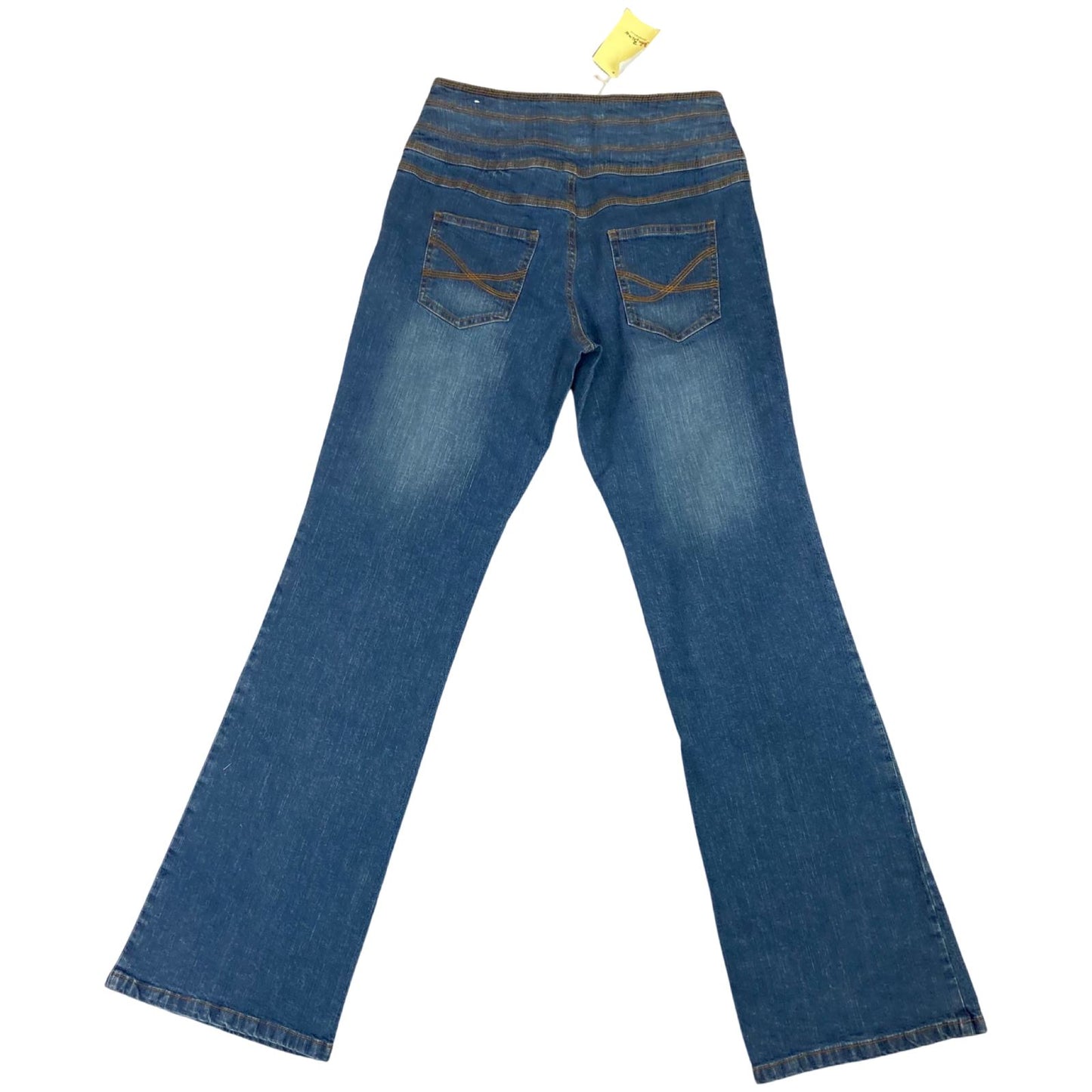 Vintage 90s 00s Blue Bootcut High Waisted Deadstock Denim Jeans 8 10 S
