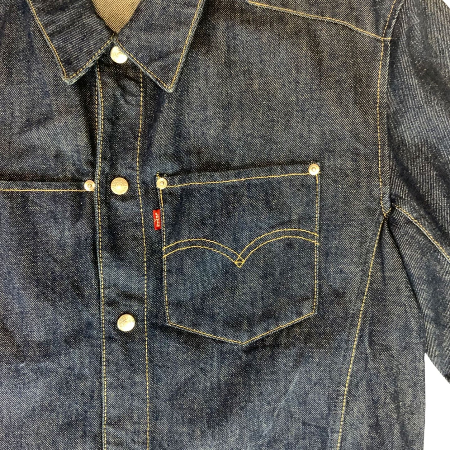 VTG Y2K LEVIS RED TAB ENGINEERED INDIGO DENIM CHORE JACKET 42” L