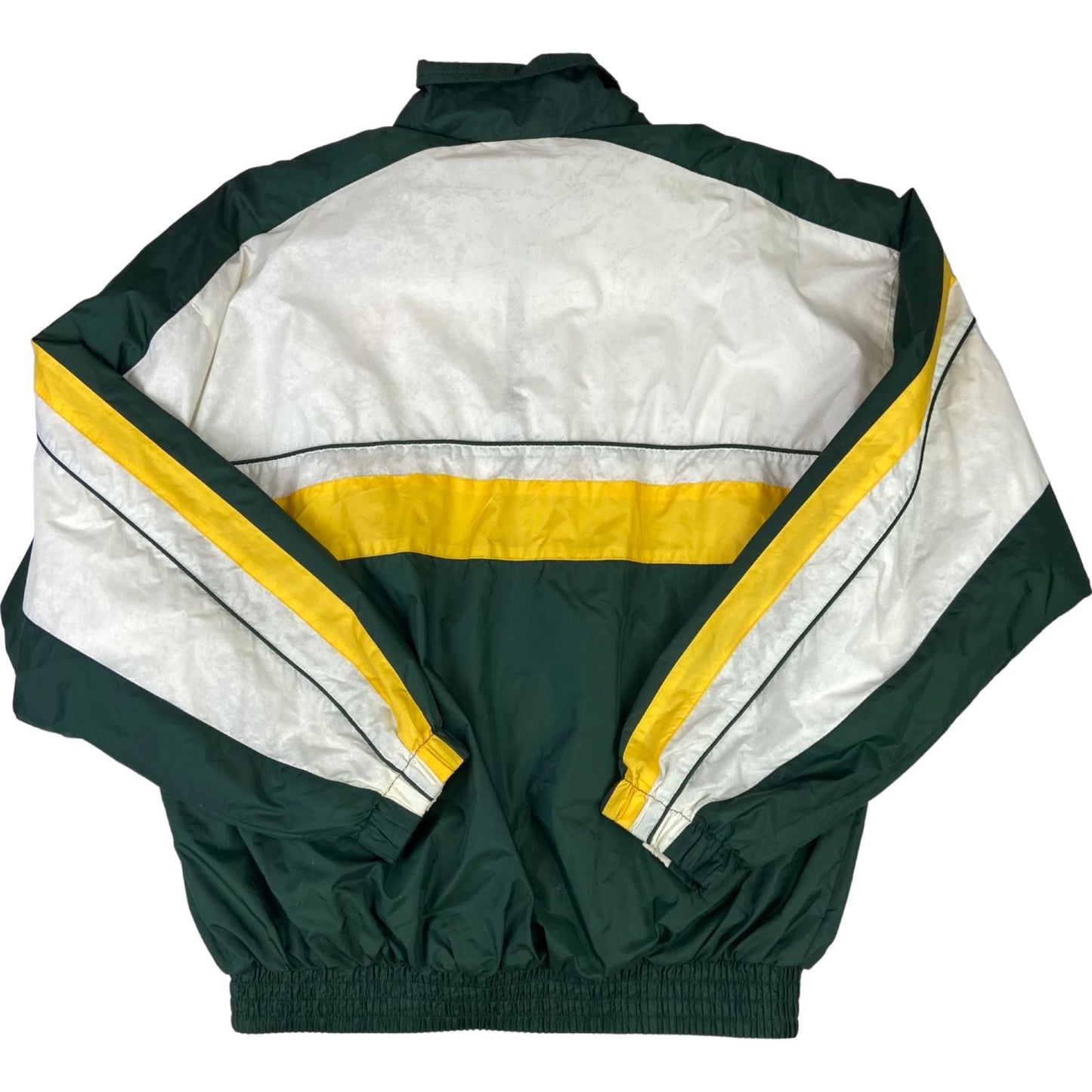 VTG 80s LADY WARRIOR BASKETBALL USA NYLON SPORTS WINDBREAKER JACKET SURFER 44” L