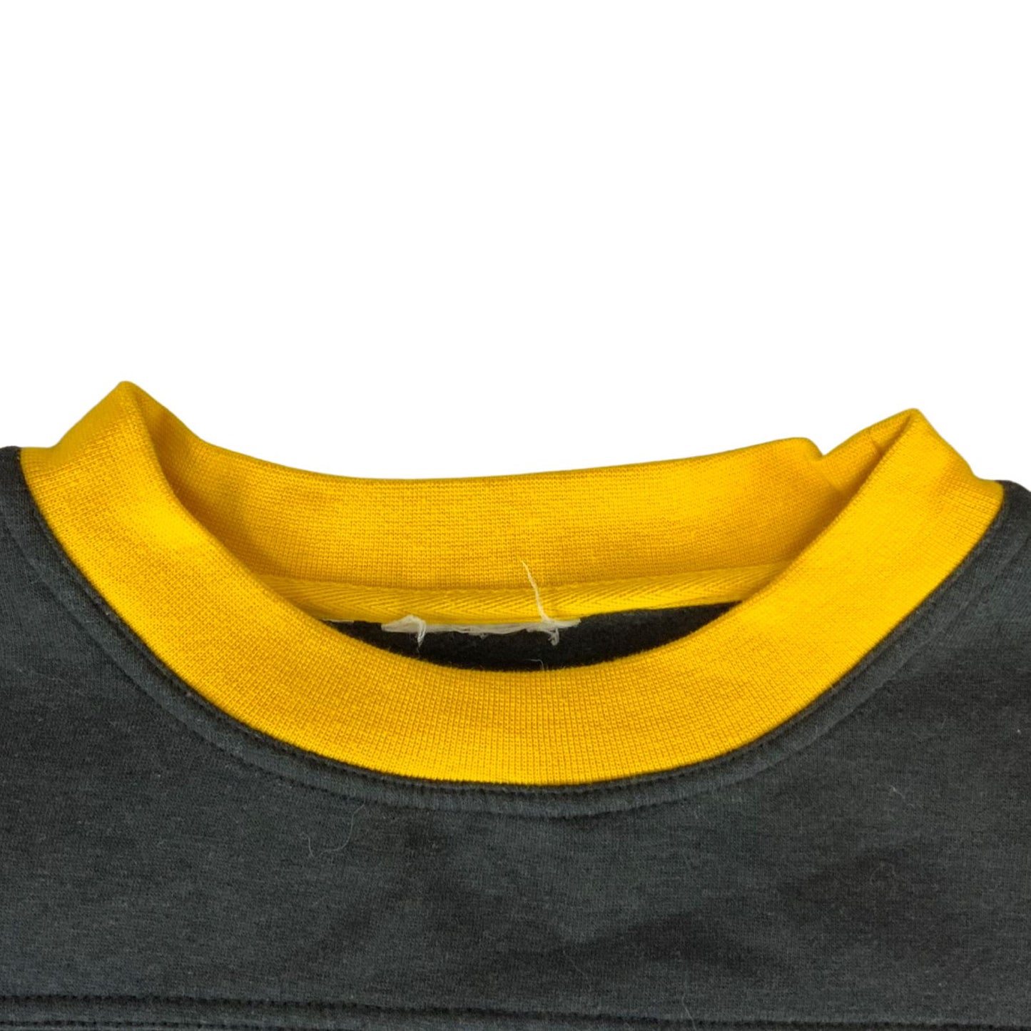 Vintage 90s 00s Black Yellow Lee Sport Steelers NFL Embroidered Sweater JumperXL