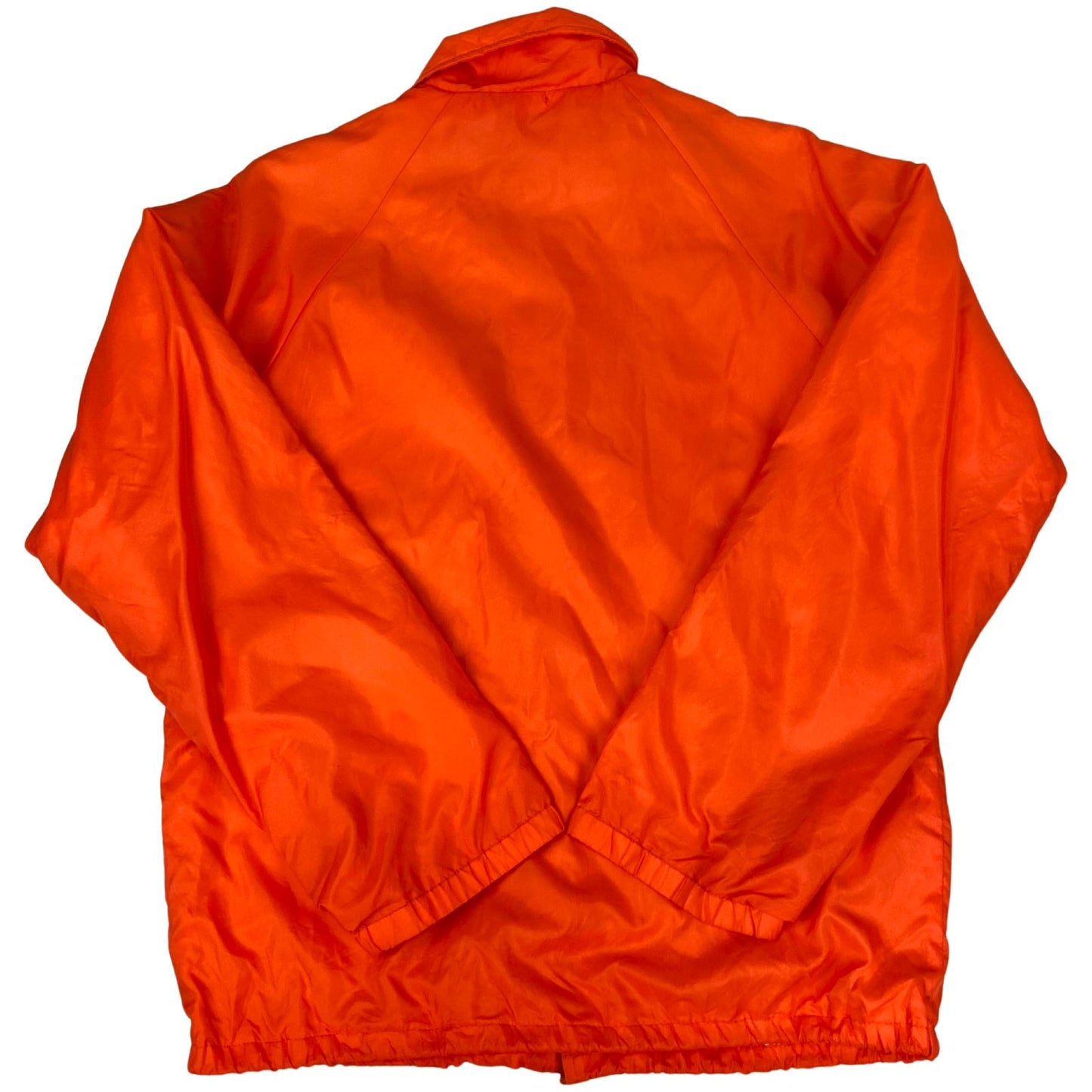 VTG USA CLEMSON TIGERS 1981 SPORT LINED NYLON WINDBREAKER SURFER JACKET 36” S