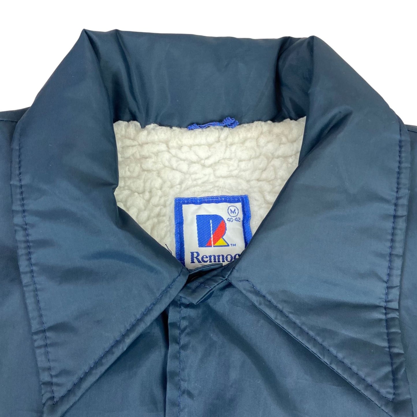 VTG USA PROGRESSO RENNOC SHERPA LINED NYLON WINDBREAKER WORKWEAR SPORTS 42” L