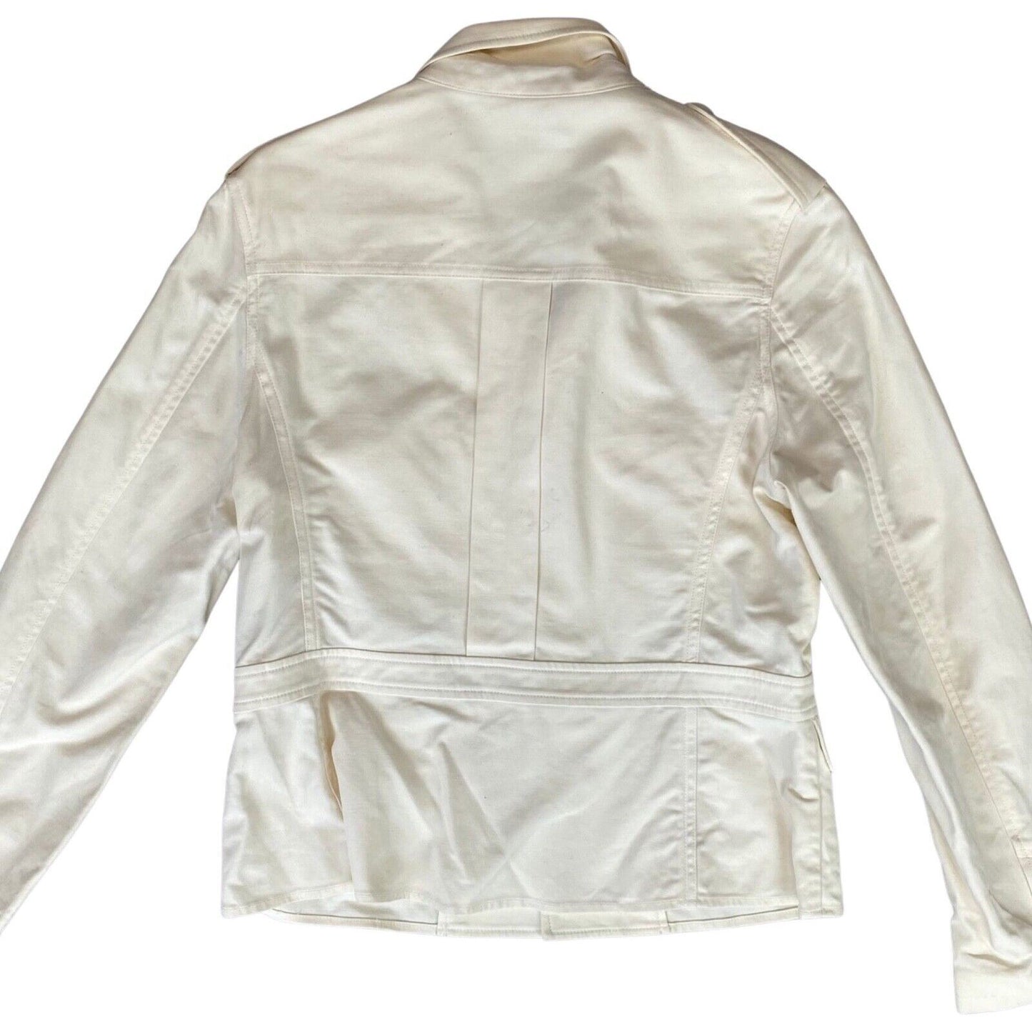Vintage 90s 00s Cream Ralph Lauren Tailored Style Blazer Jacket 8 10 S