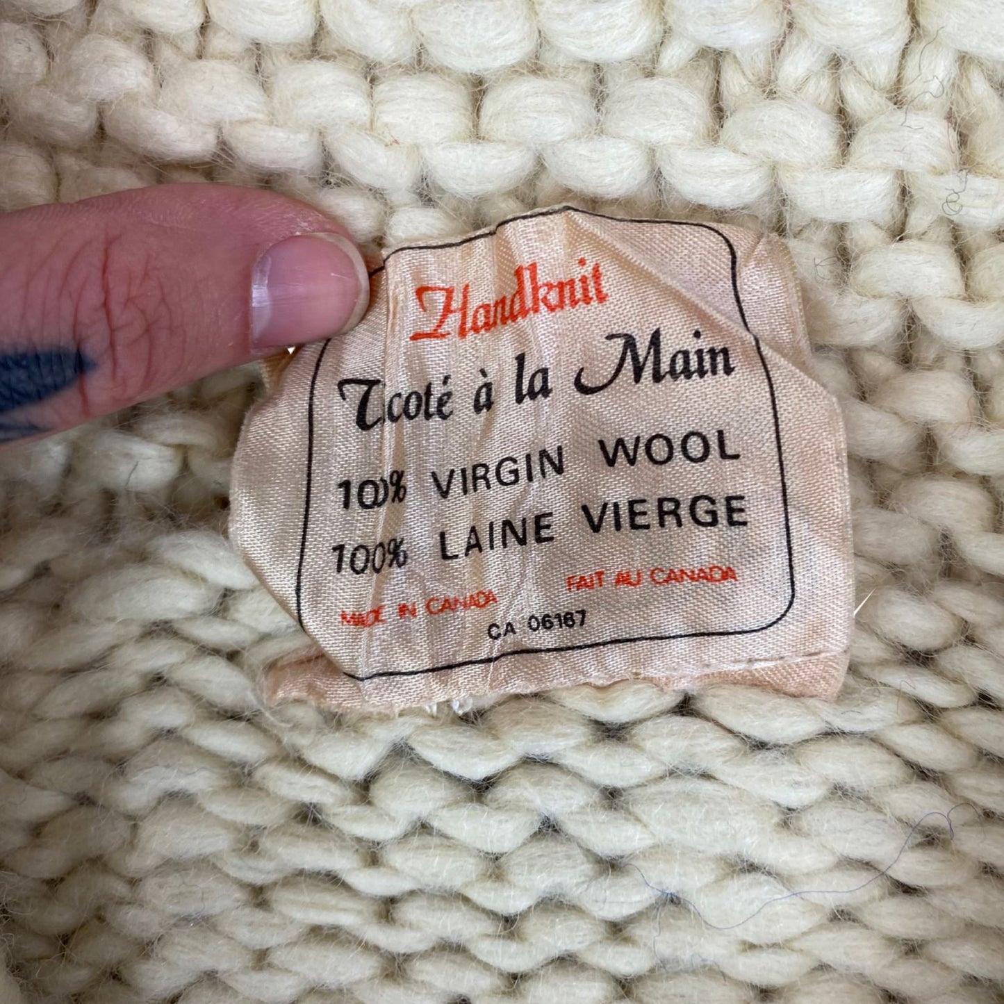 VTG KIDS CHILD NATIVE CANADIAN COWICHAN INDIAN HAND KNIT CARDIGAN ROCKABILLY 30’