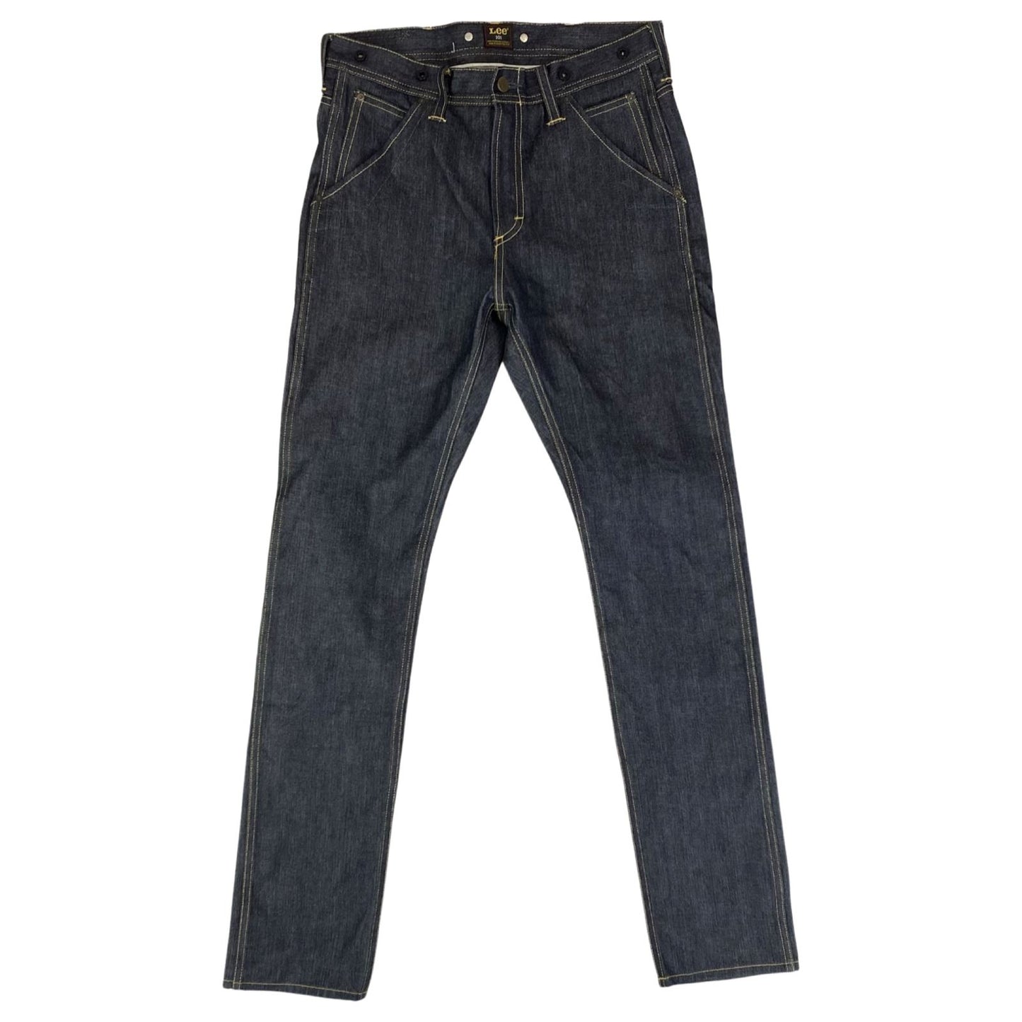 VTG NWOT LEE 101S LOGGER SELVEDGE RAW DENIM ROCKABILLY JEANS RRP £250 30W 34L