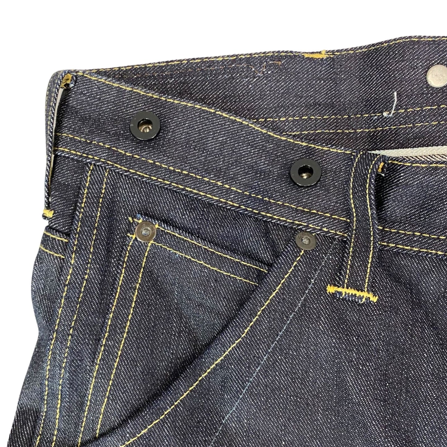 VTG NWOT LEE 101S LOGGER SELVEDGE RAW DENIM ROCKABILLY JEANS RRP £250 30W 34L