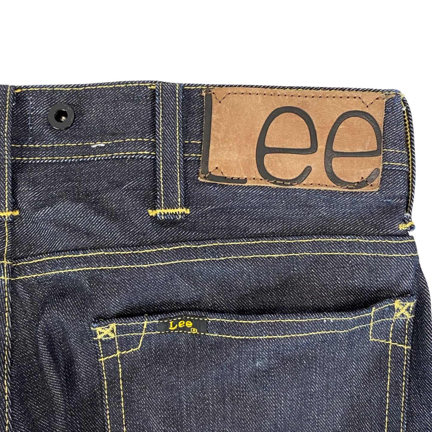 VTG NWOT LEE 101S LOGGER SELVEDGE RAW DENIM ROCKABILLY JEANS RRP £250 30W 34L