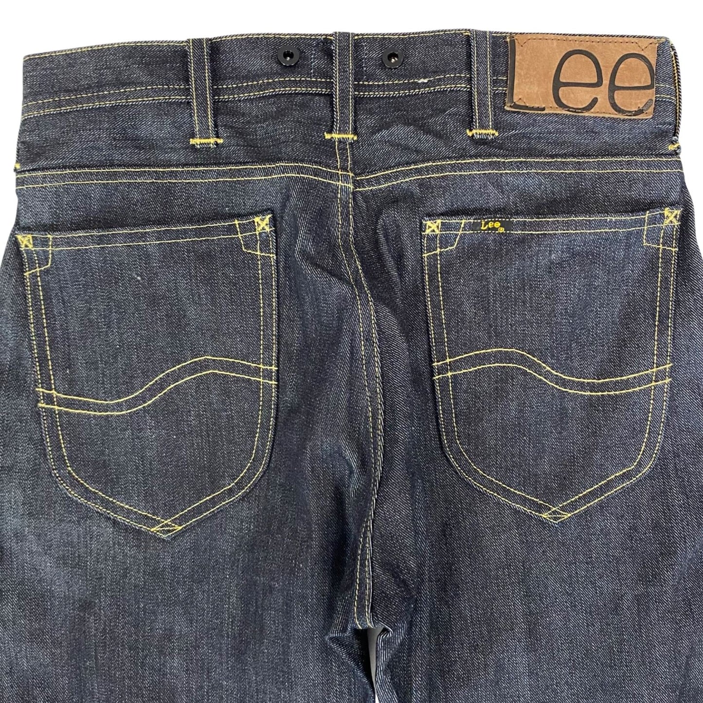 VTG NWOT LEE 101S LOGGER SELVEDGE RAW DENIM ROCKABILLY JEANS RRP £250 30W 34L