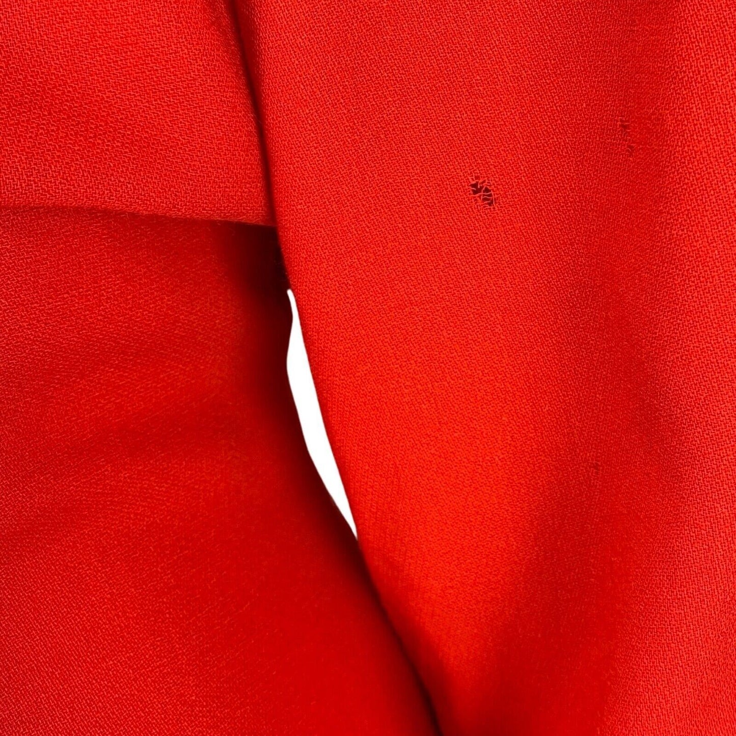 Vintage 80s Red Guy Laroche Working Girl Ruffle Suit Dress 12 14 M