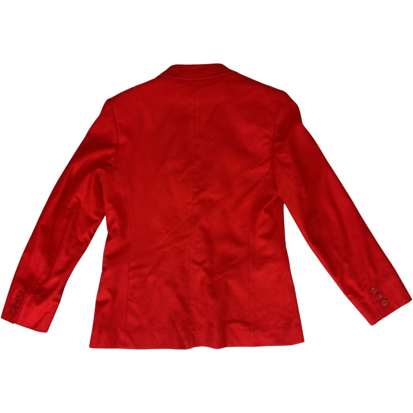 VINTAGE LADIES RED PENDLETON PURE VIRGIN WOOL BLAZER JACKET SIZE 10