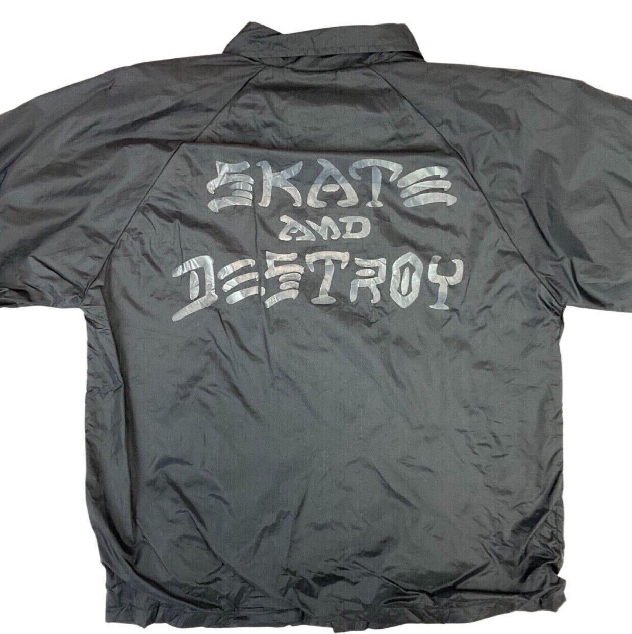Blackout Thrasher Magazine San Francisco Skate and Destroy Windbreaker M