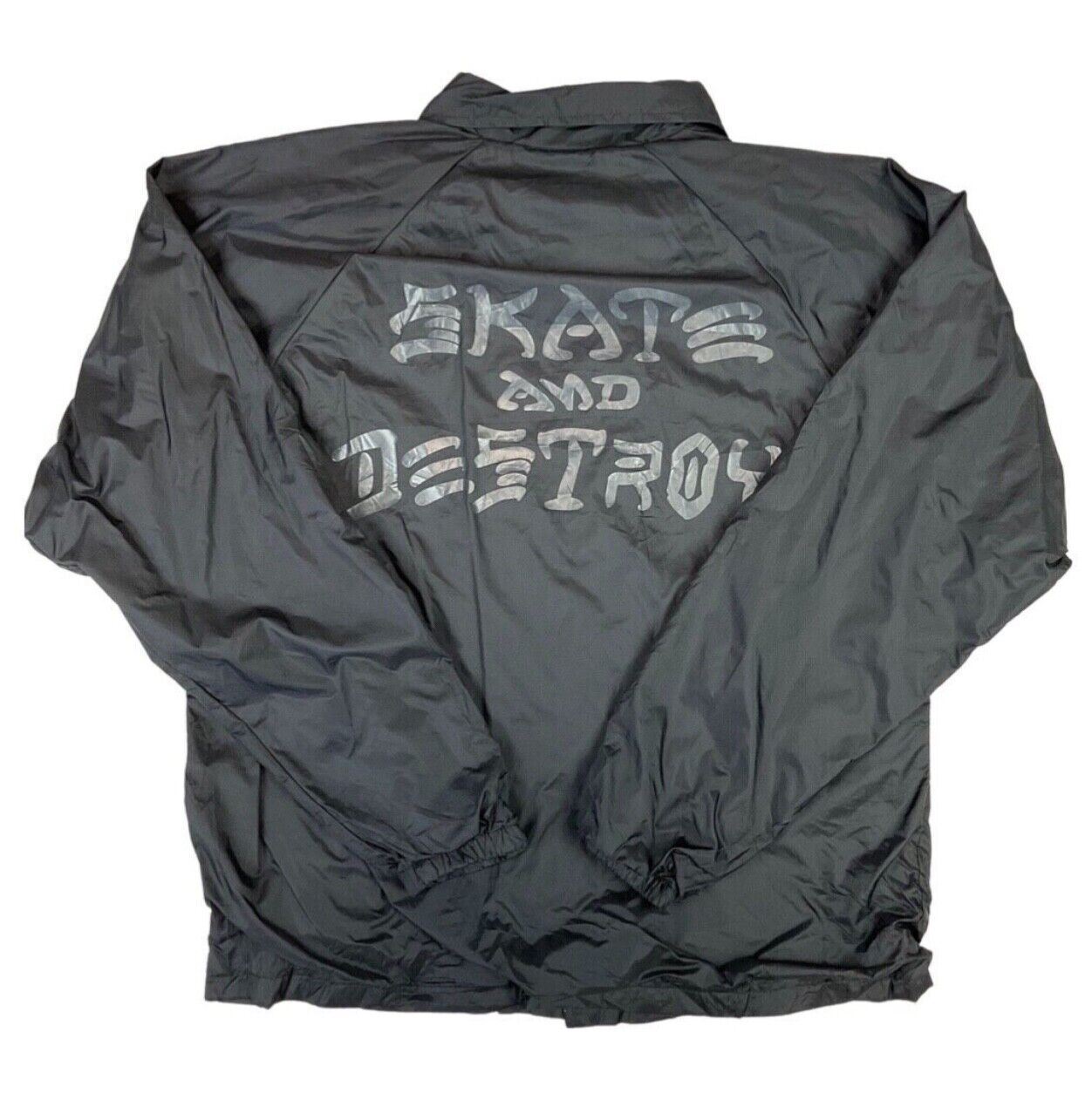 Blackout Thrasher Magazine San Francisco Skate and Destroy Windbreaker M