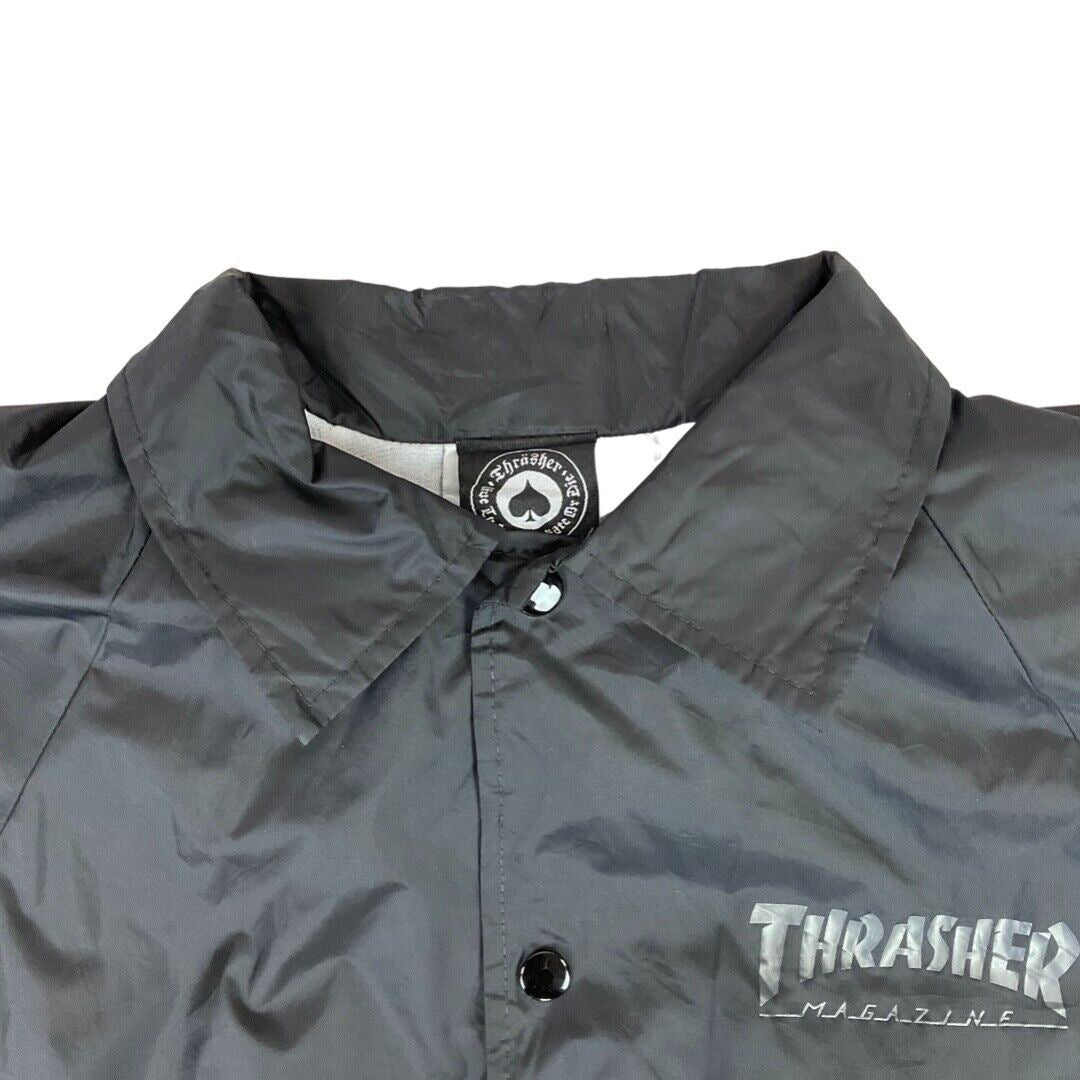 Blackout Thrasher Magazine San Francisco Skate and Destroy Windbreaker Small