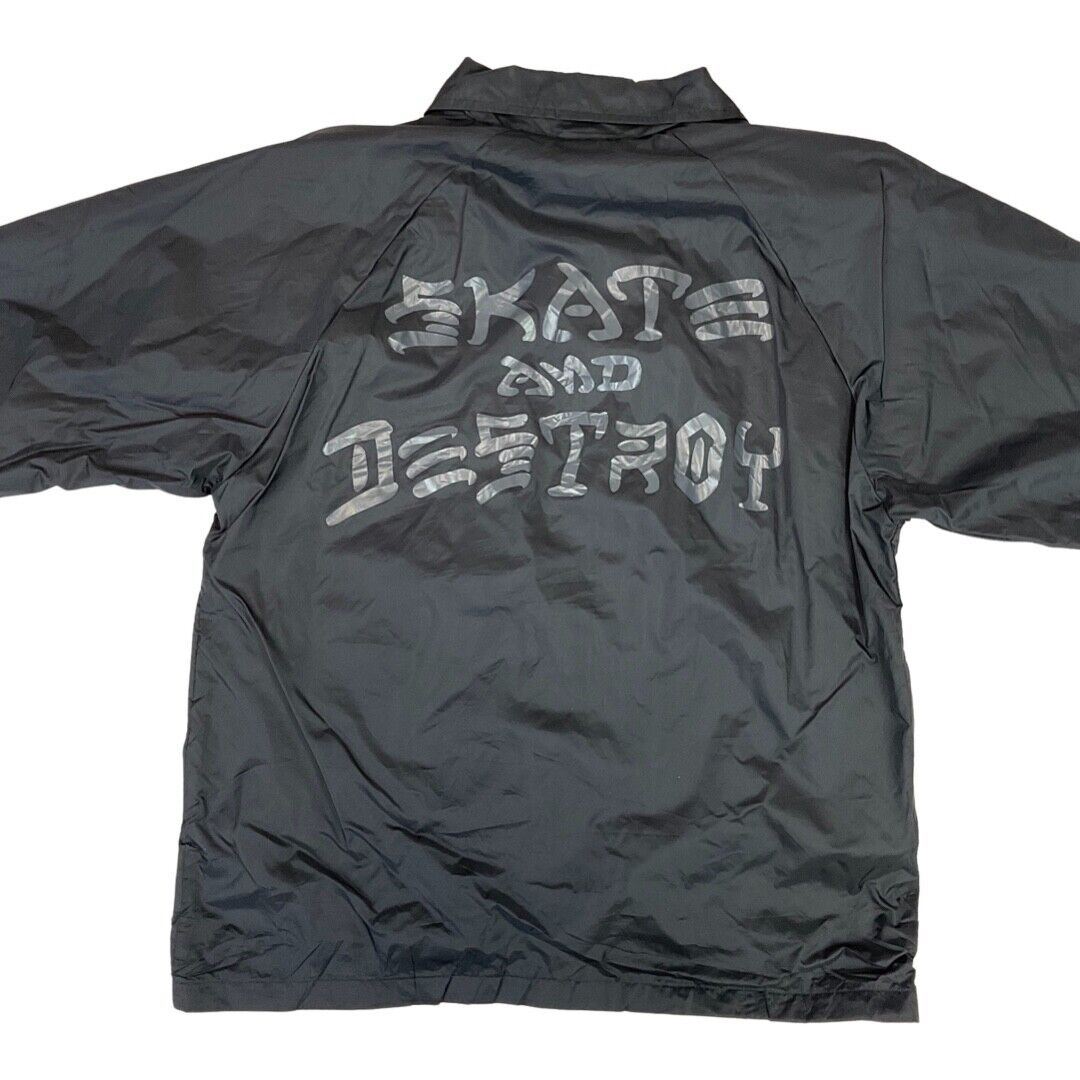 Blackout Thrasher Magazine San Francisco Skate and Destroy Windbreaker Small