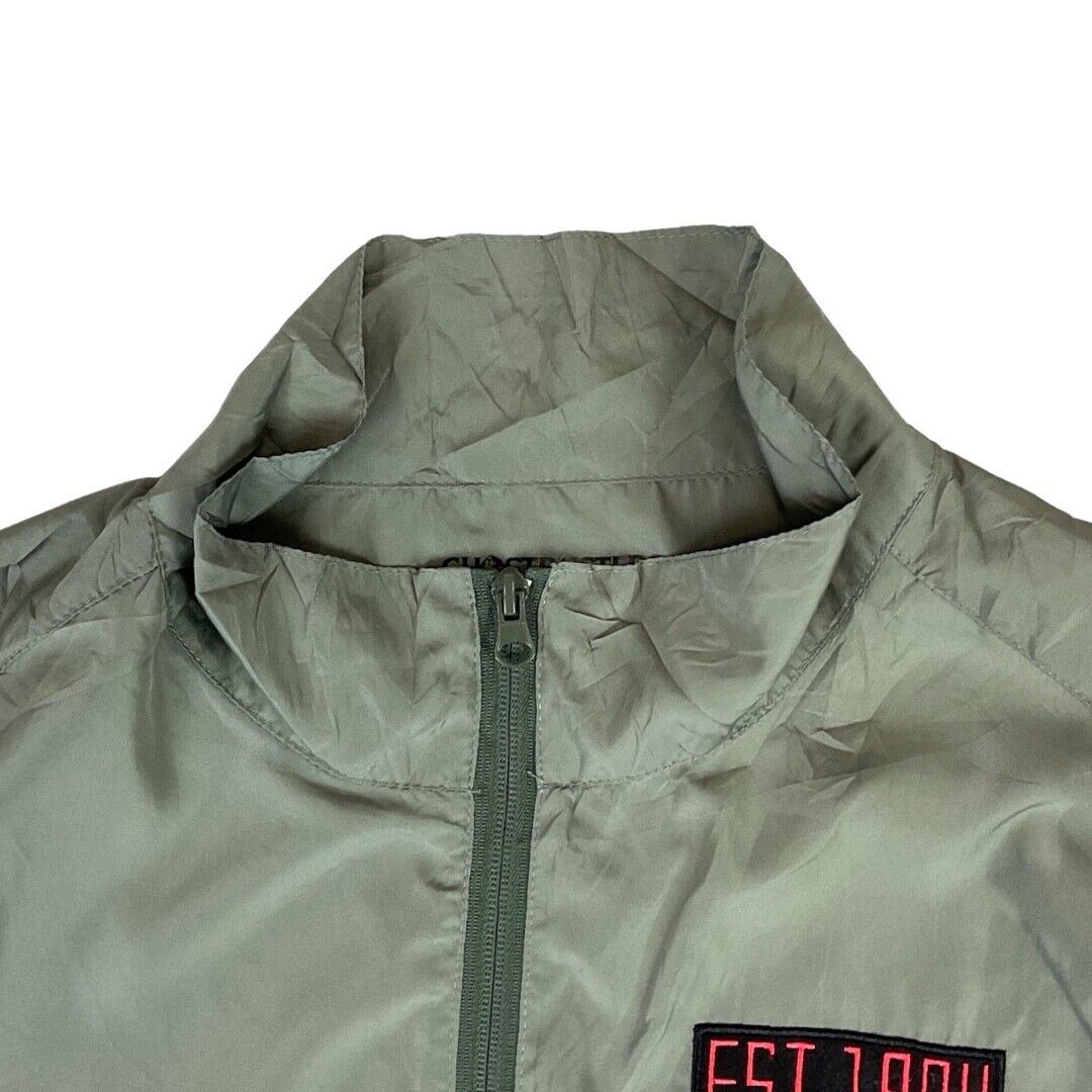 2017 Olive Green Ghostbusters Lootwear Exclusive Full Zip Windbreaker Medium
