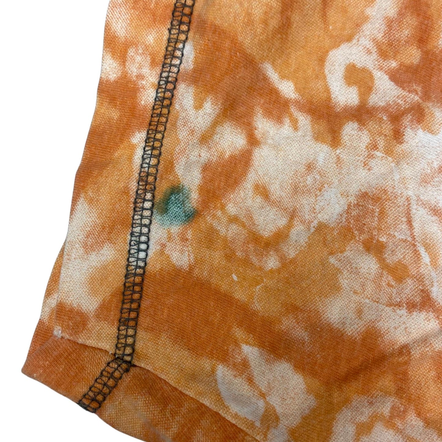 Vintage 1996 Orange Tie Dye Tasmanian Devil 'Baseball Battle' Graphic Tee Large