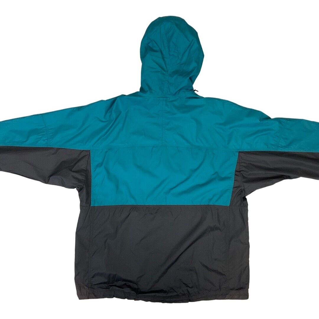 Vintage 90s Turquoise and Black Nike ACG All Conditions 1/2 Zip Windbreaker XL