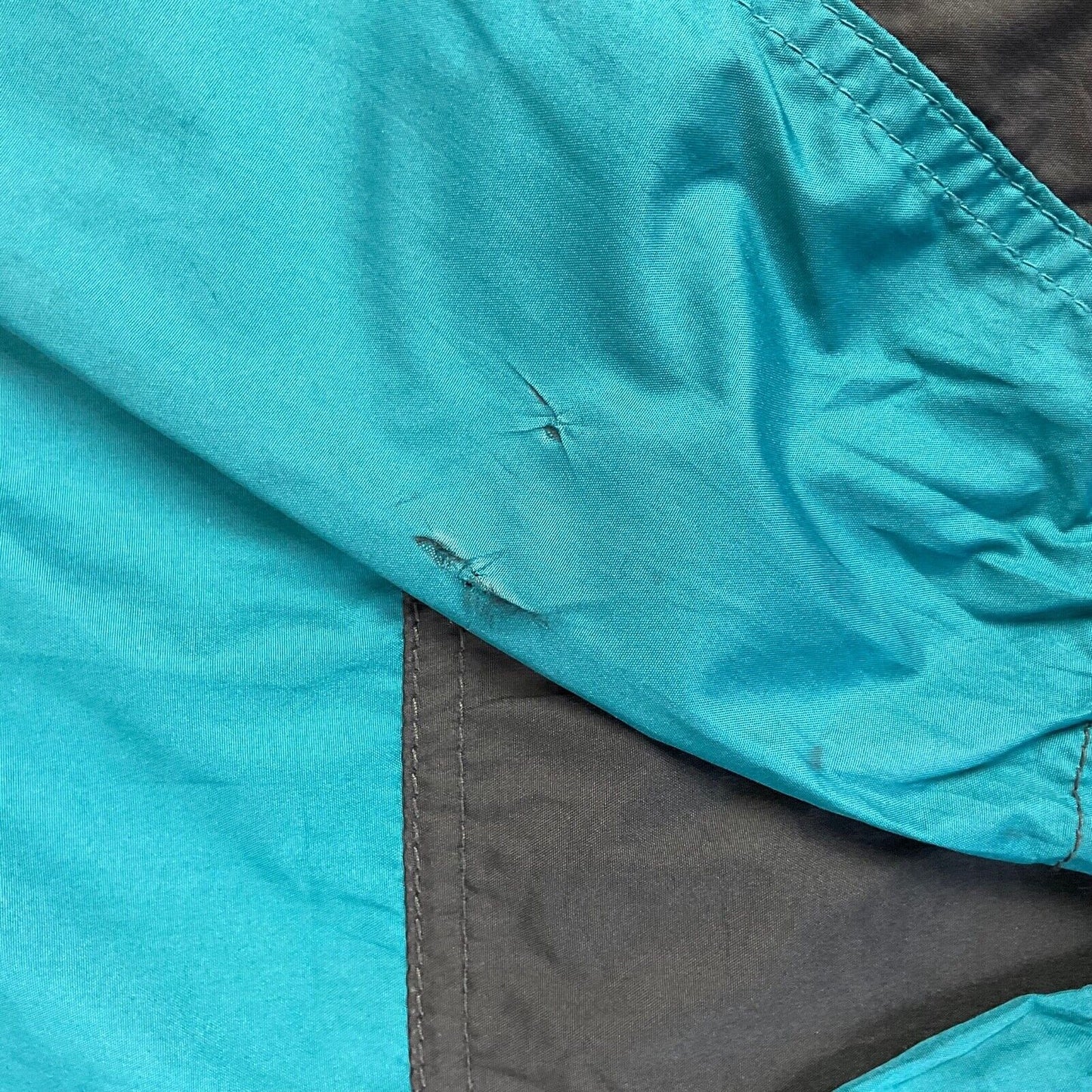 Vintage 90s Turquoise and Black Nike ACG All Conditions 1/2 Zip Windbreaker XL