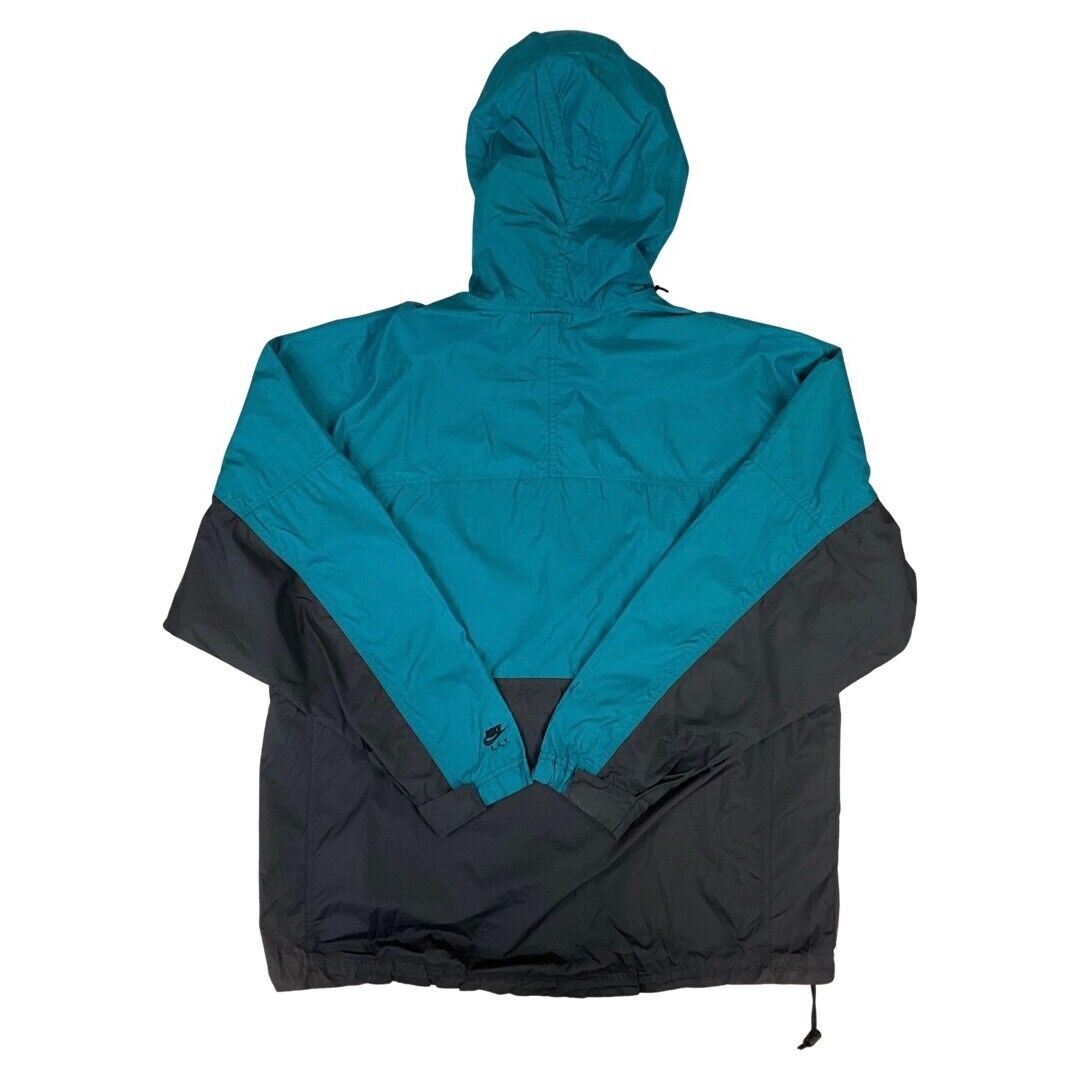Vintage 90s Turquoise and Black Nike ACG All Conditions 1/2 Zip Windbreaker XL
