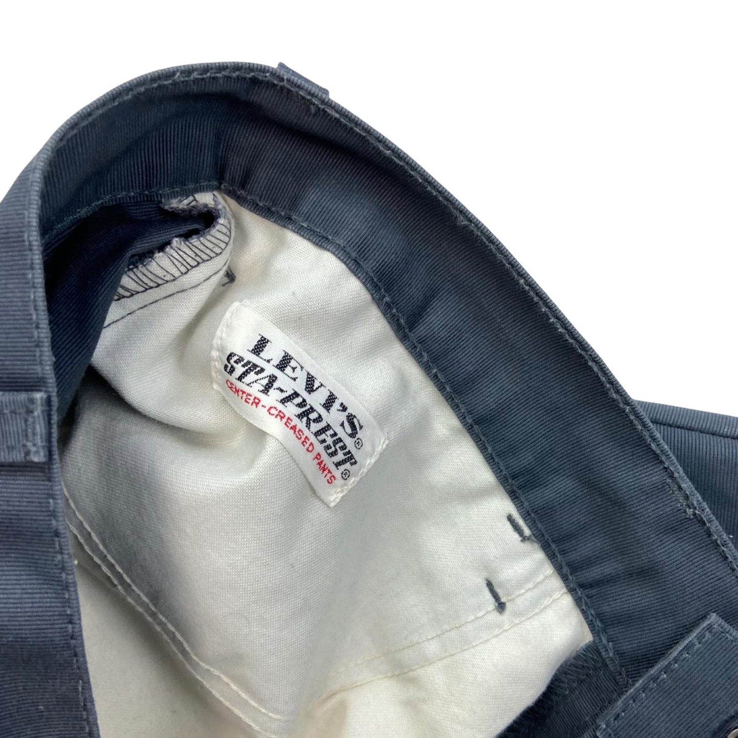 VTG LEVIS STA-PREST RED TAB GREY TROUSERS SLACKS JEANS MOD SKINS 34W 34L